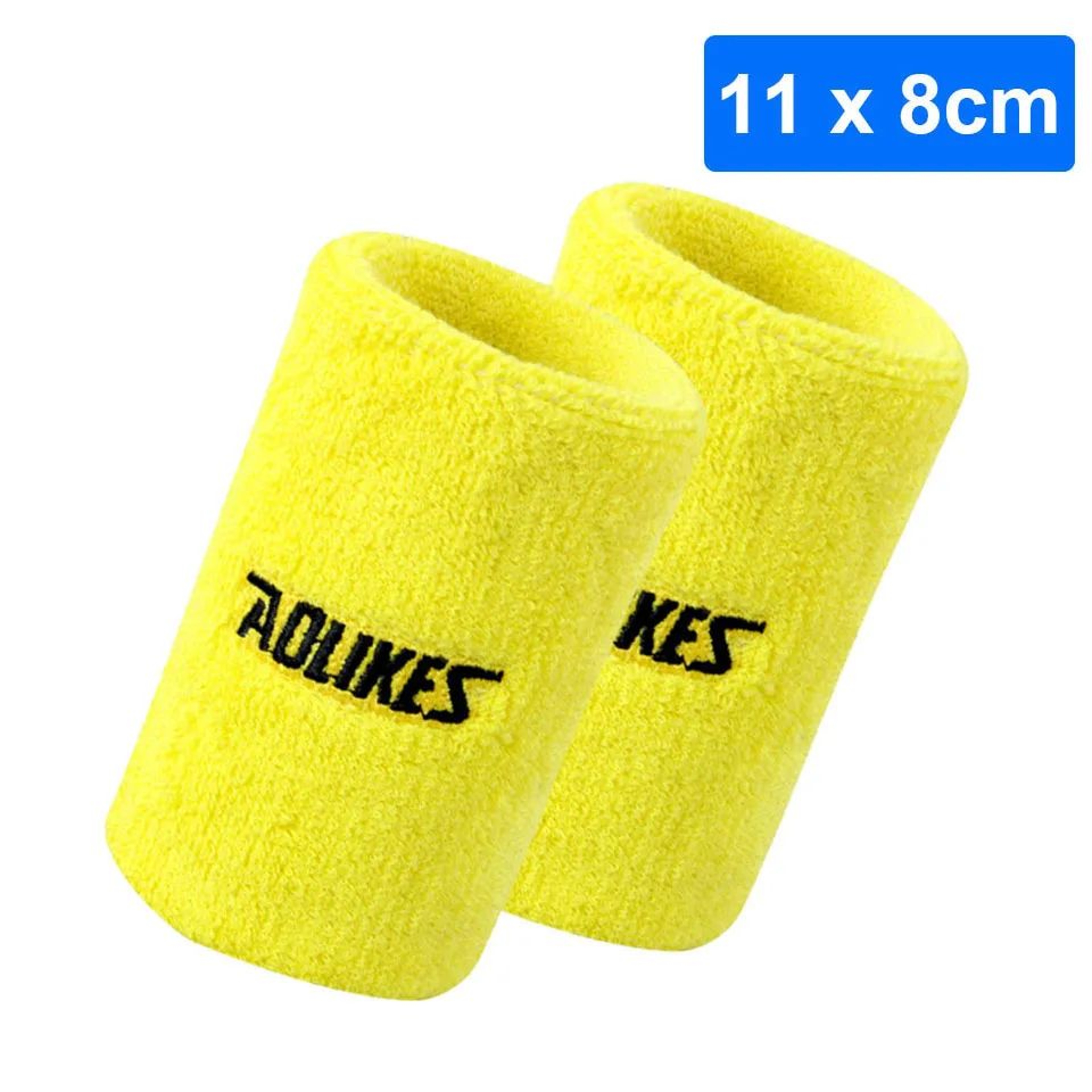 1 Pair Sports Wrist Sweatbands  Moisture Wicking Cotton Wristbands For Tennis Basketball Running  G 29