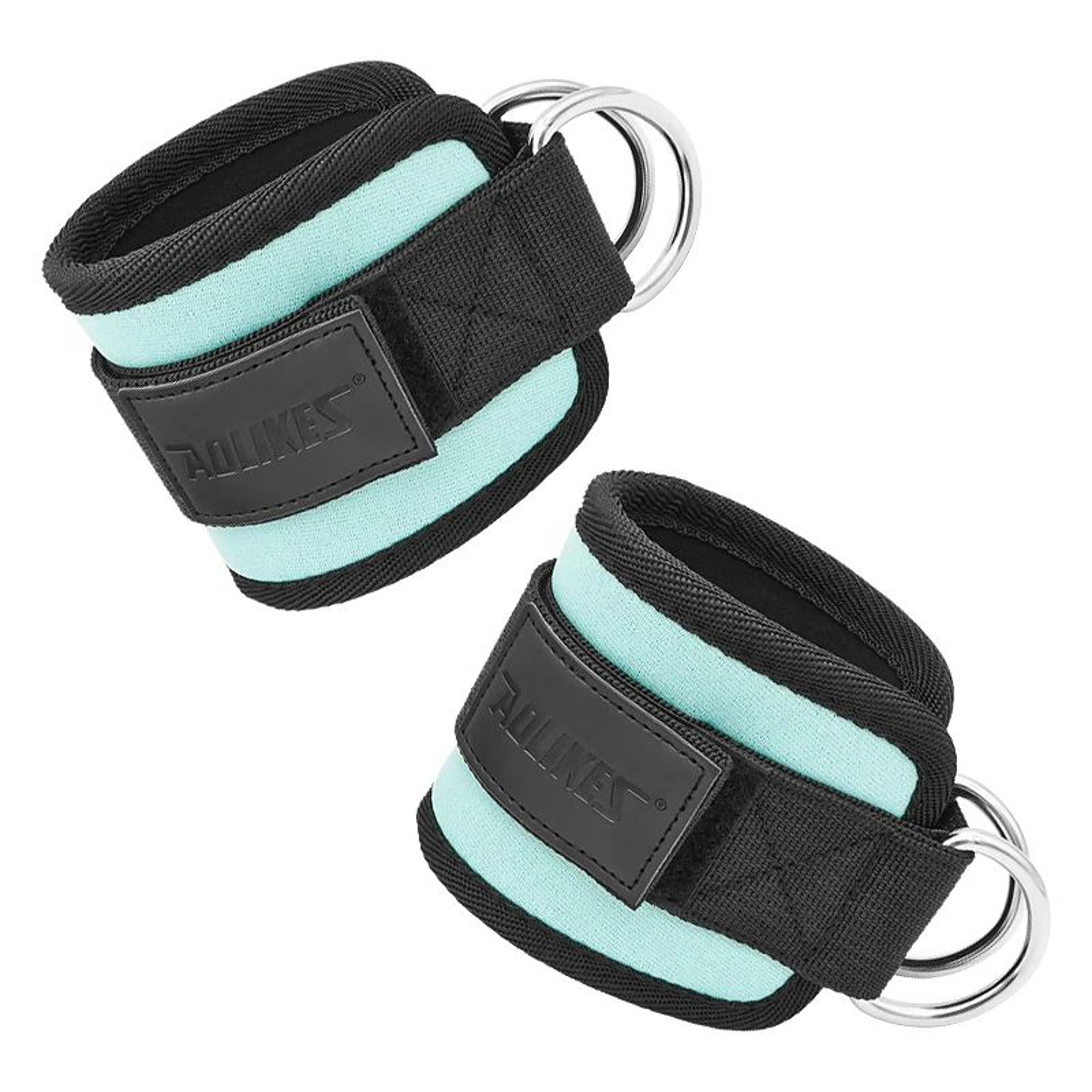 Adjustable Cable Ankle Straps Double DRing  Gym Ankle Cuffs For Glute Leg  Strength Training 7