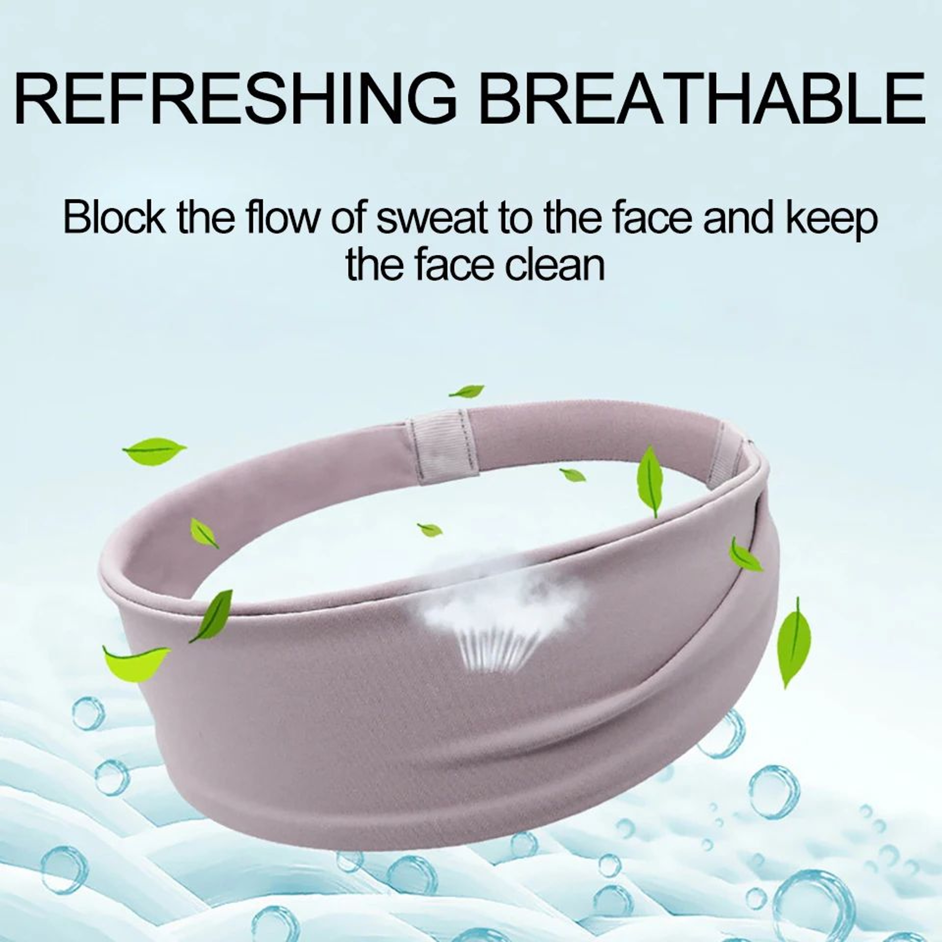 NonSlip Sports Headband  Moisture Wicking Workout Sweatband For Running Cycling Yoga  Fitness 2
