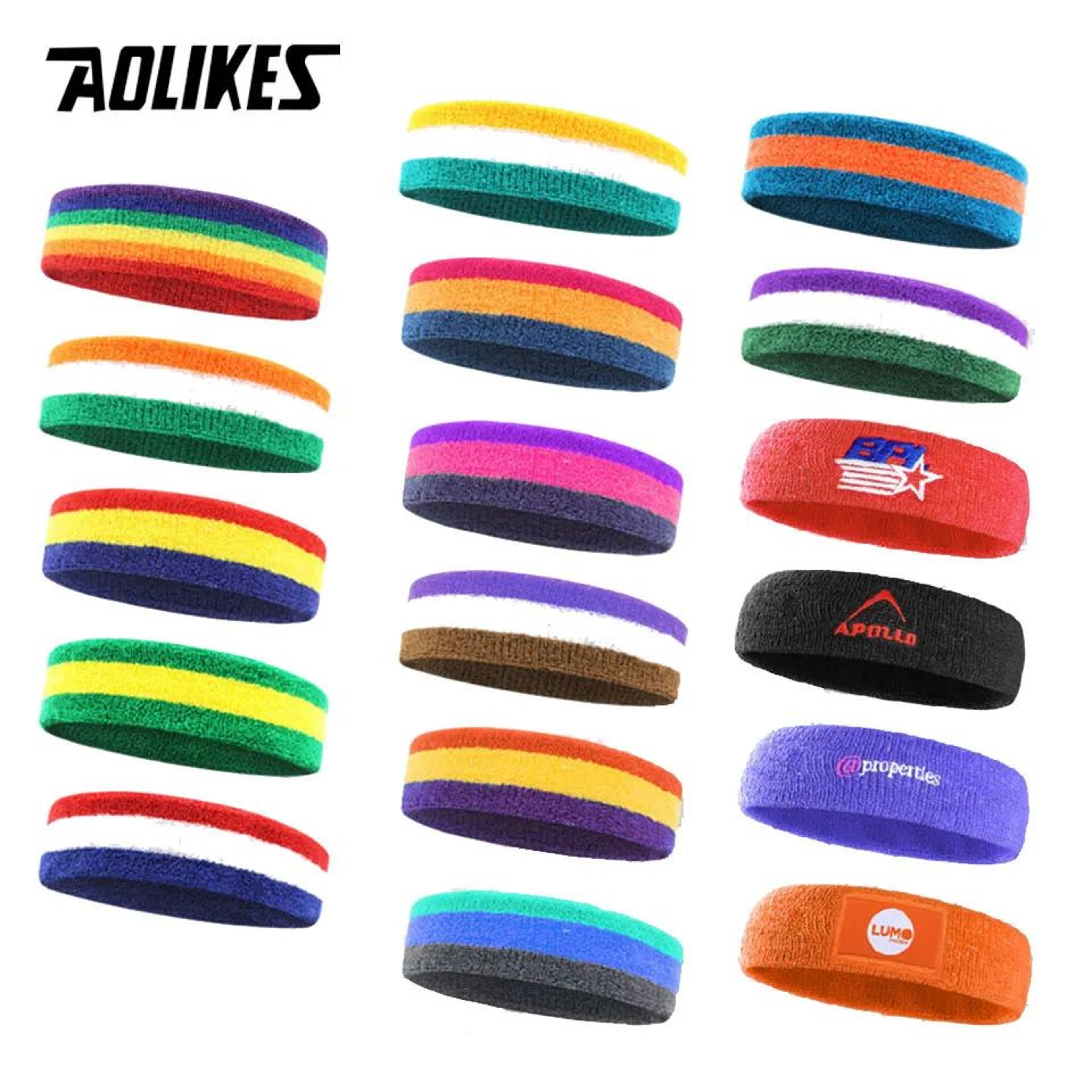 Cotton Athletic Headband  Sweatband For Men  Women Sports Headband For Basketball Tennis Volleyball 1