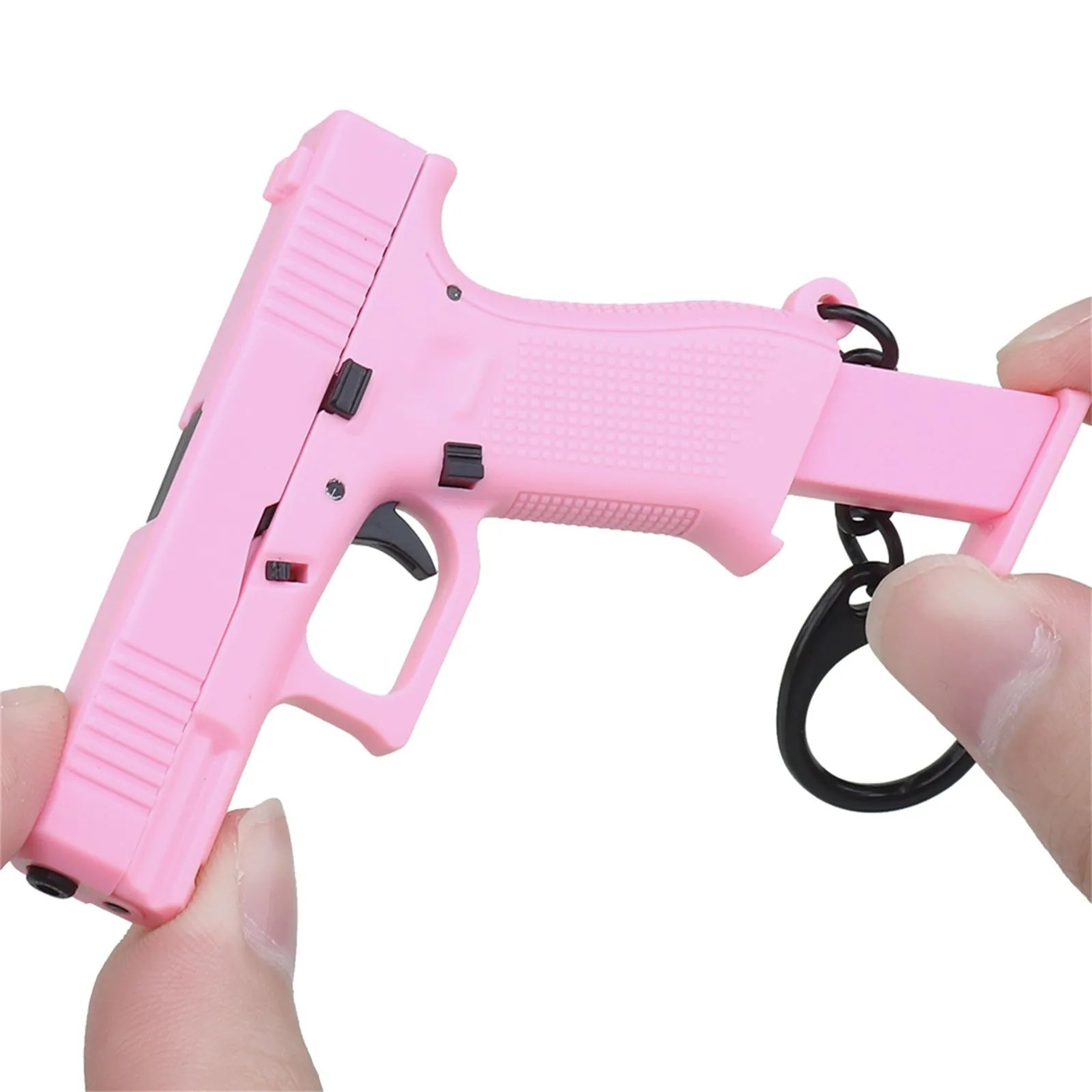 Mini Tactical PistolShaped Keychain  Detachable G45Style Model Keyring Portable Bag  Key Decoration 8