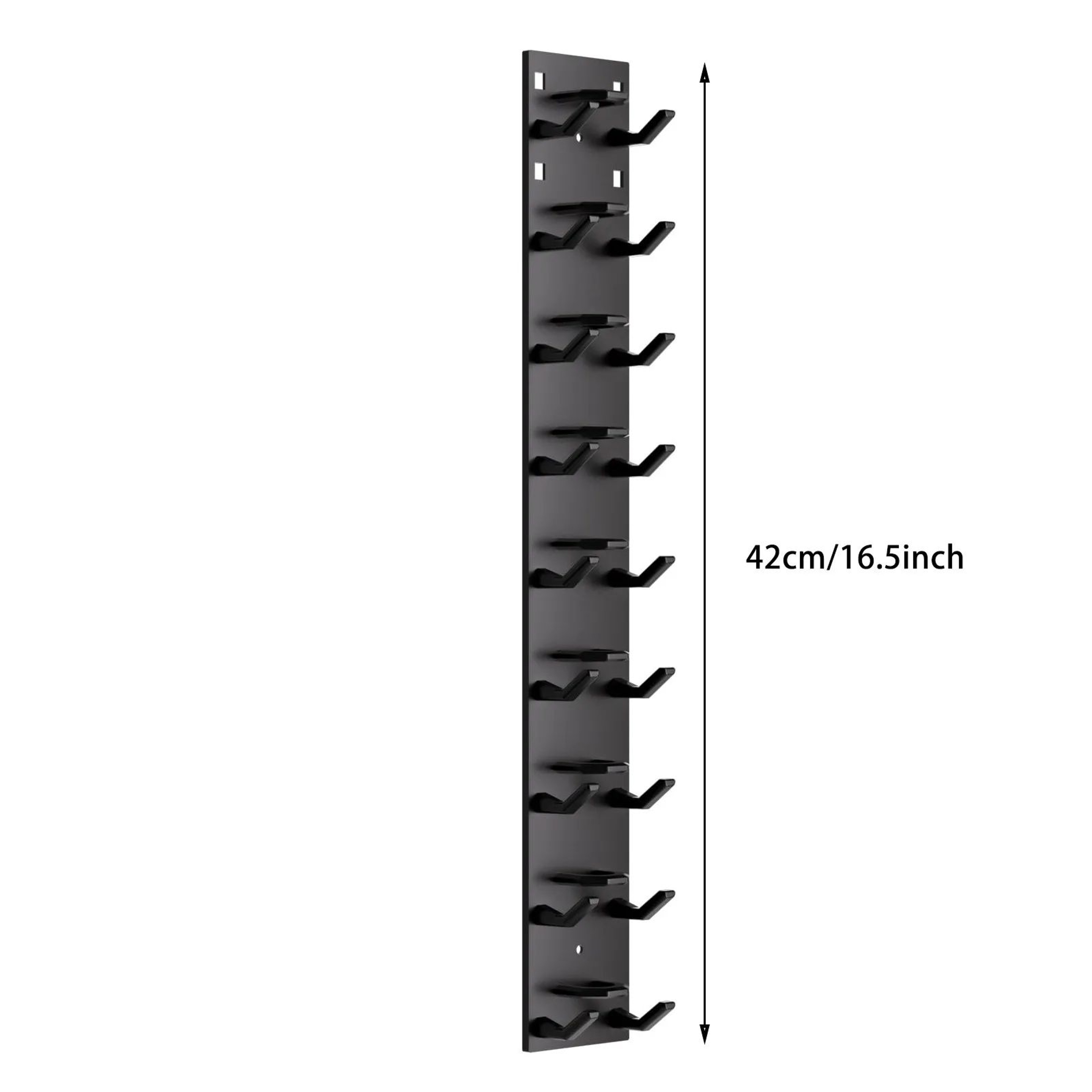 9Grid Wall Mounted Cap Rack  Metal Baseball Hat Holder Closet Storage Organizer SpaceSaving Hanger  5