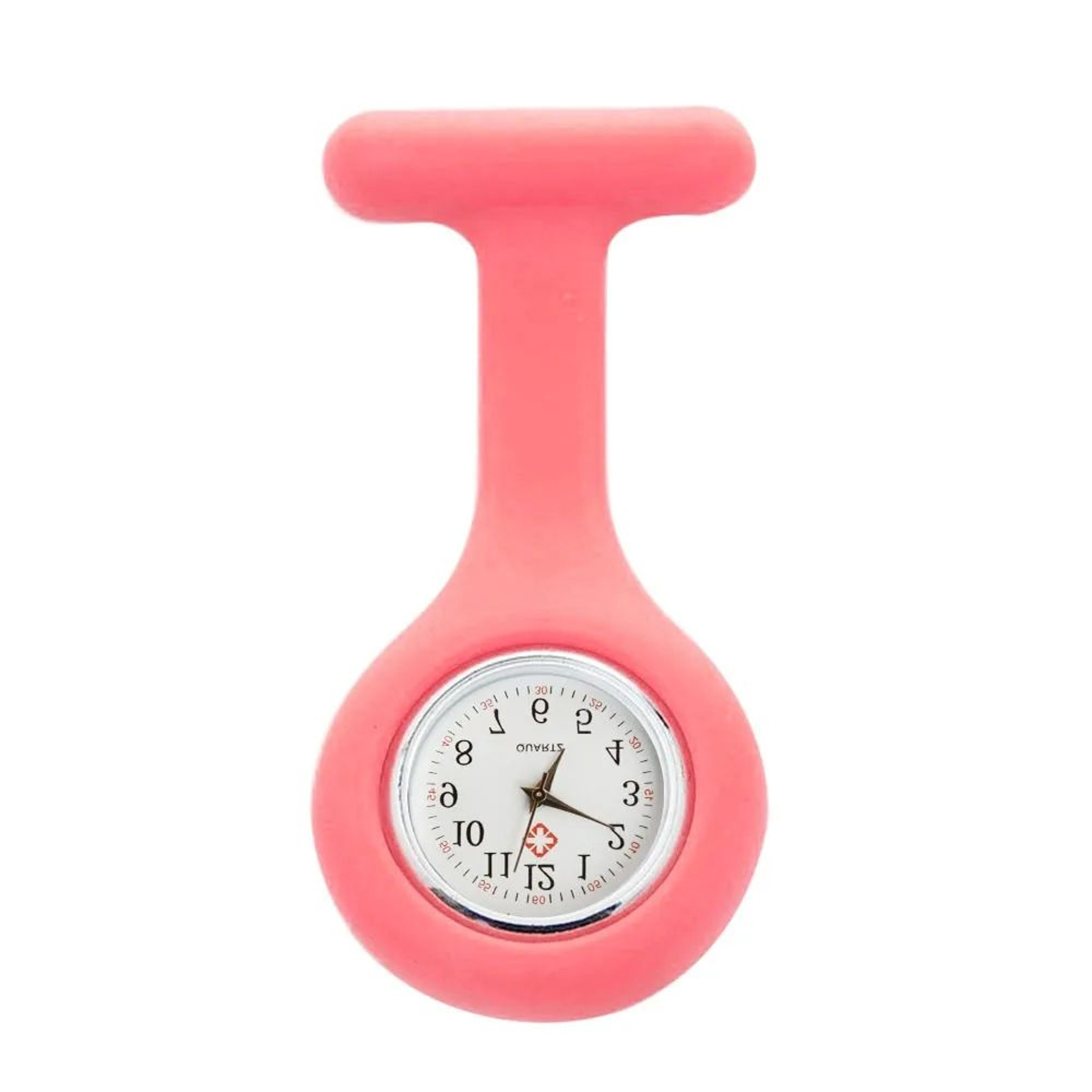 Womens Nurse Fob Watch  Quartz ClipOn Pocket Watch With Brooch Pin Portable Analog Hanging Clock Fo 11