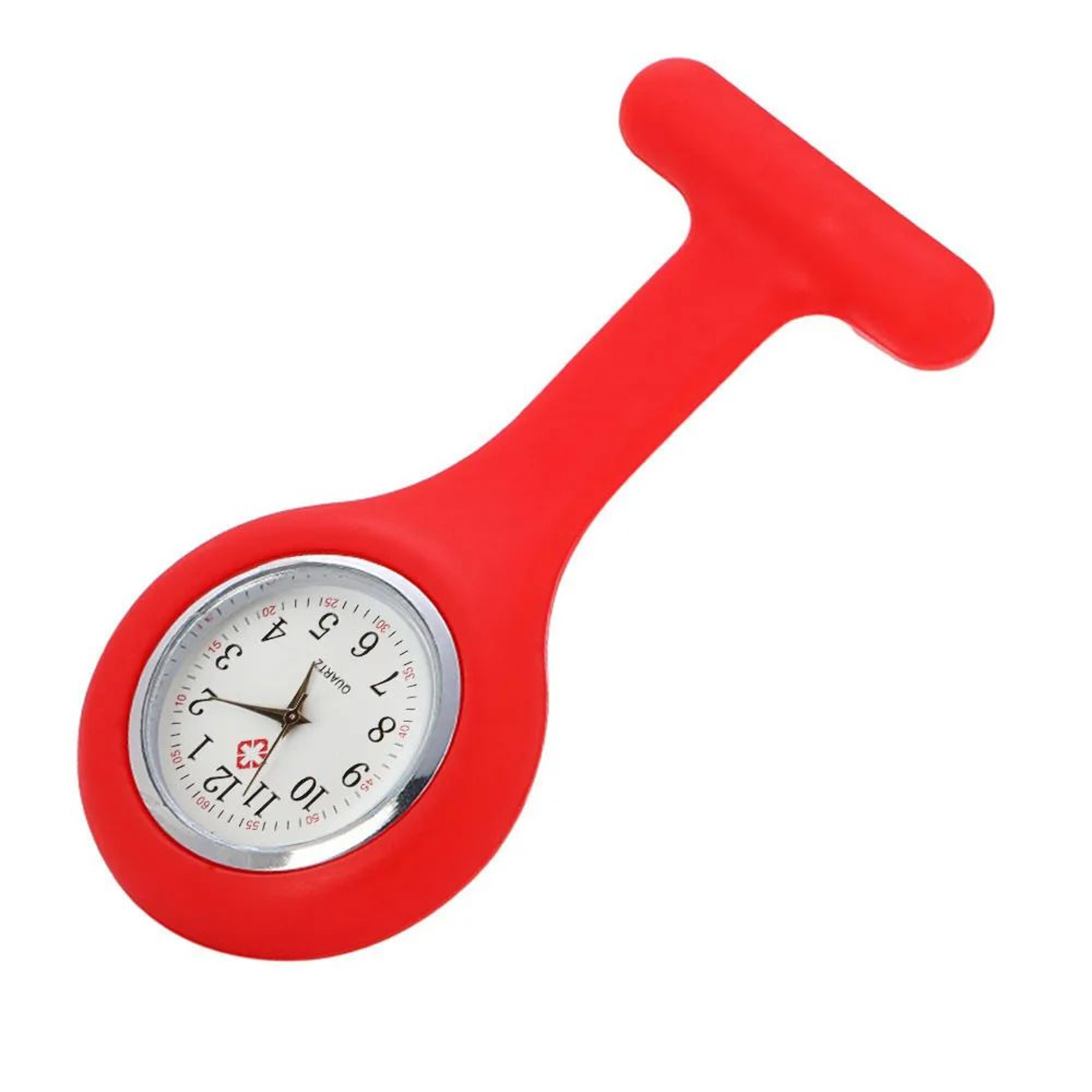 Womens Nurse Fob Watch  Quartz ClipOn Pocket Watch With Brooch Pin Portable Analog Hanging Clock Fo 13