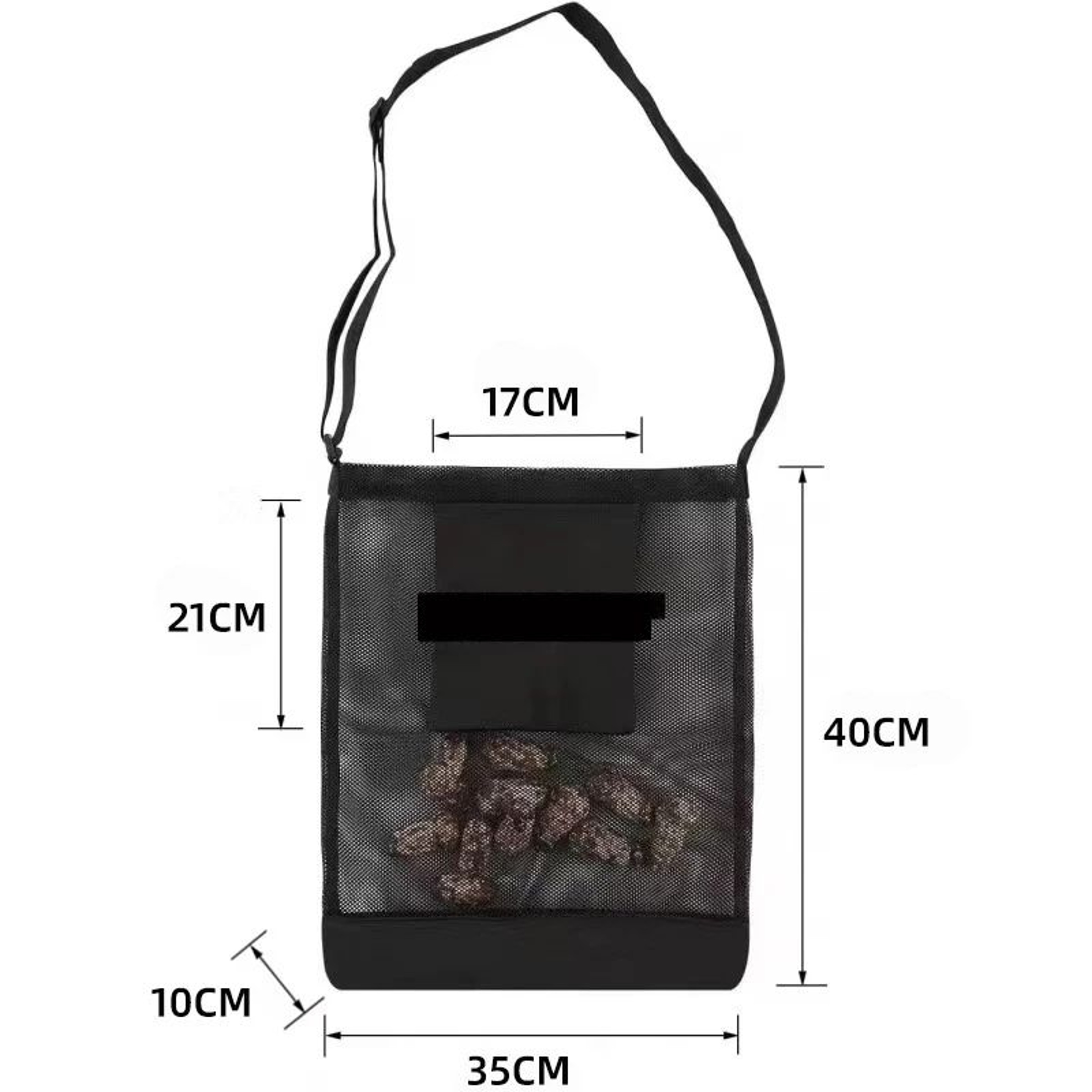 Mushroom Hunting Mesh Bag  Large Capacity Harvest Basket For Foraging Garden Fruit Picking  Produce 5