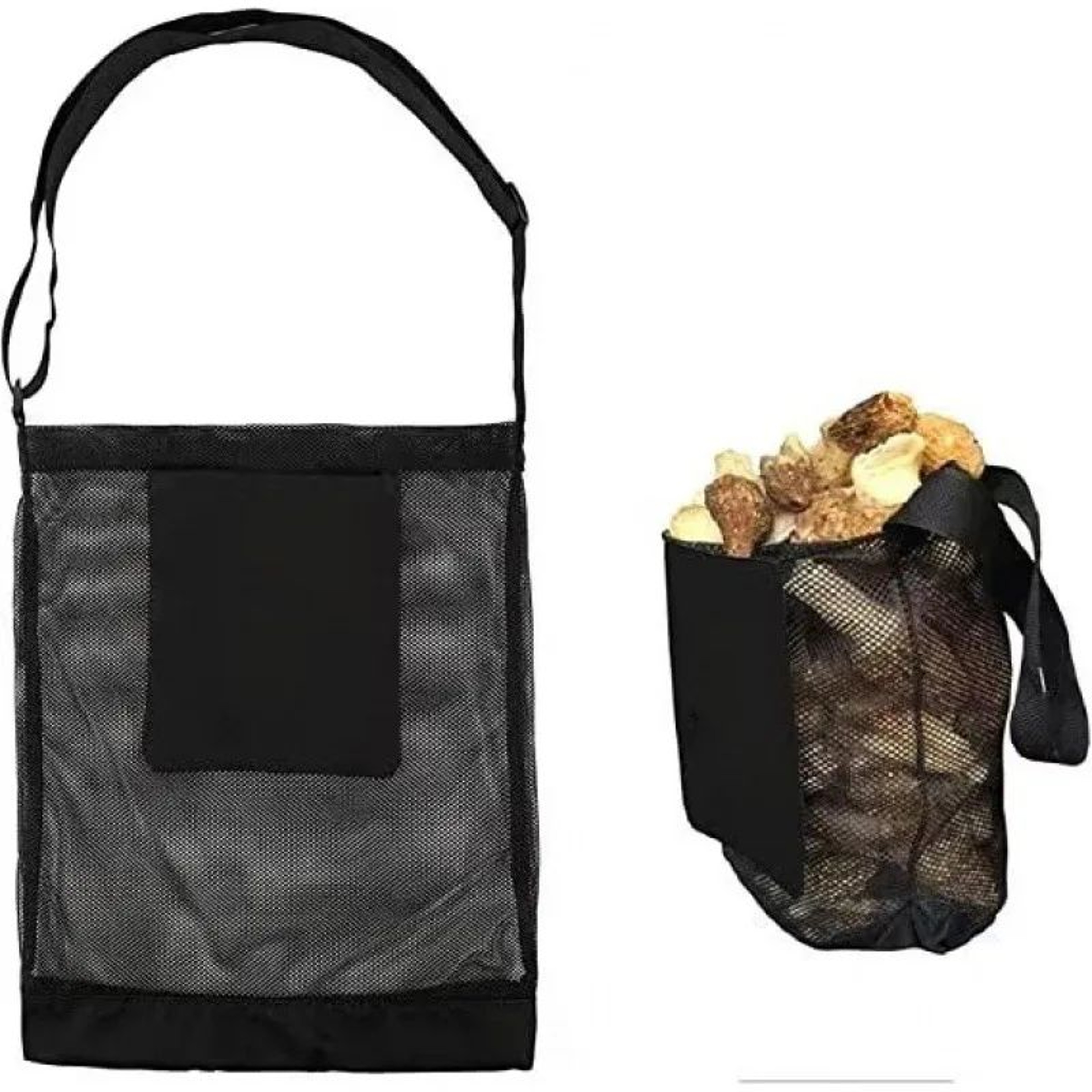 Mushroom Hunting Mesh Bag  Large Capacity Harvest Basket For Foraging Garden Fruit Picking  Produce 2