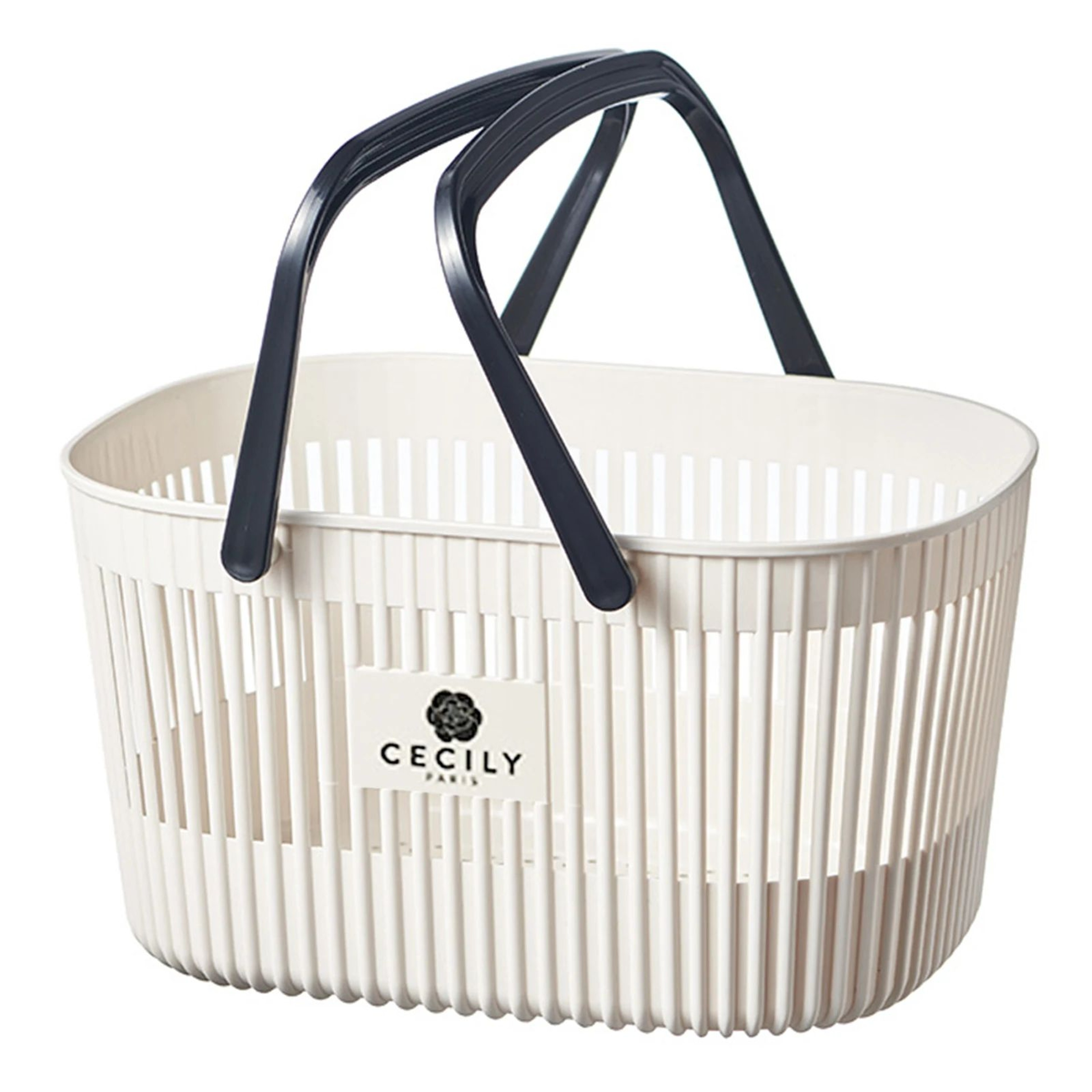 Stackable Plastic Organizer Basket  Portable Drainage Shower Caddy With Handles For Bathroom Toilet 9