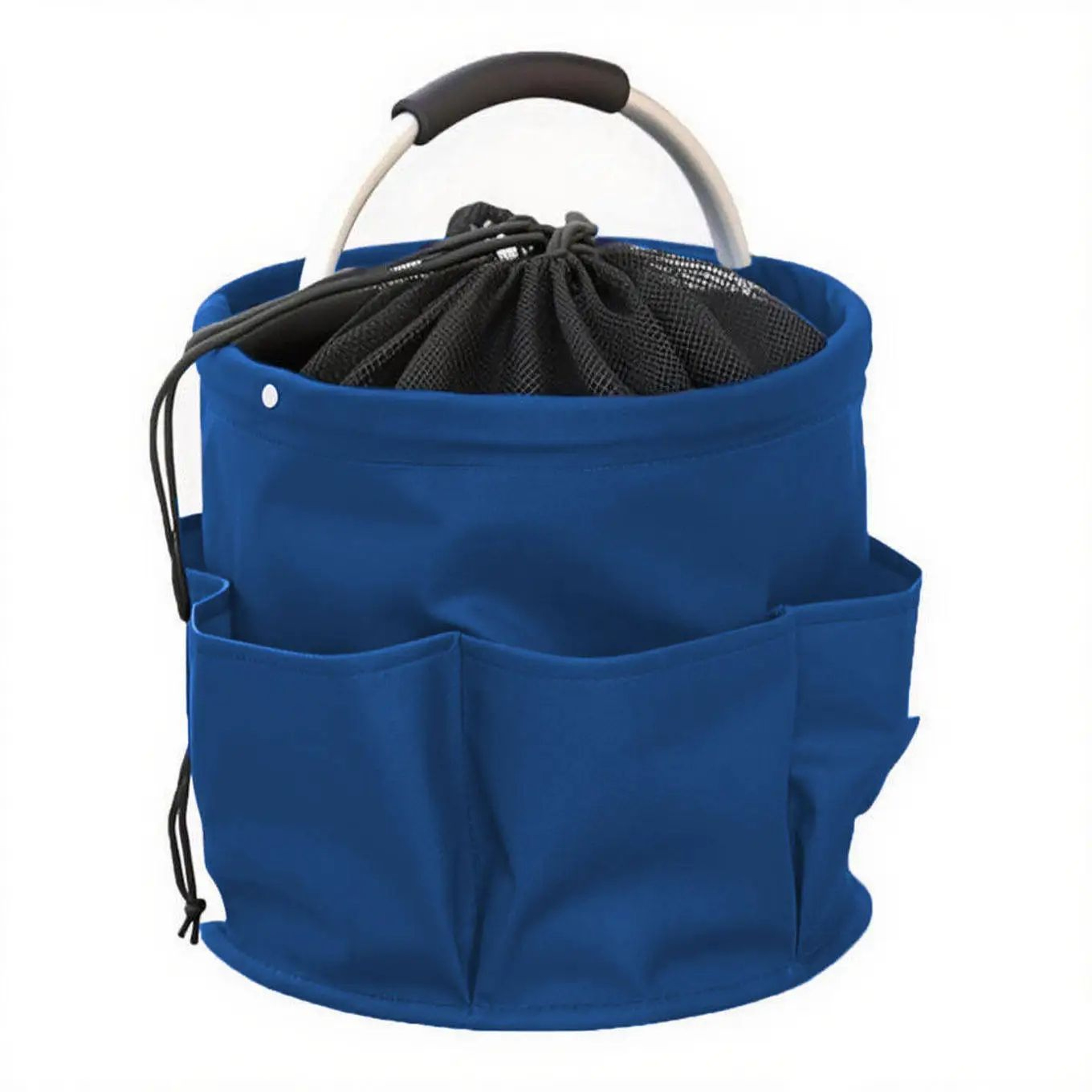 Portable Folding Outdoor Basket  NonWoven Fabric Drawstring Storage Carrier For Camping Picnic Beac 8