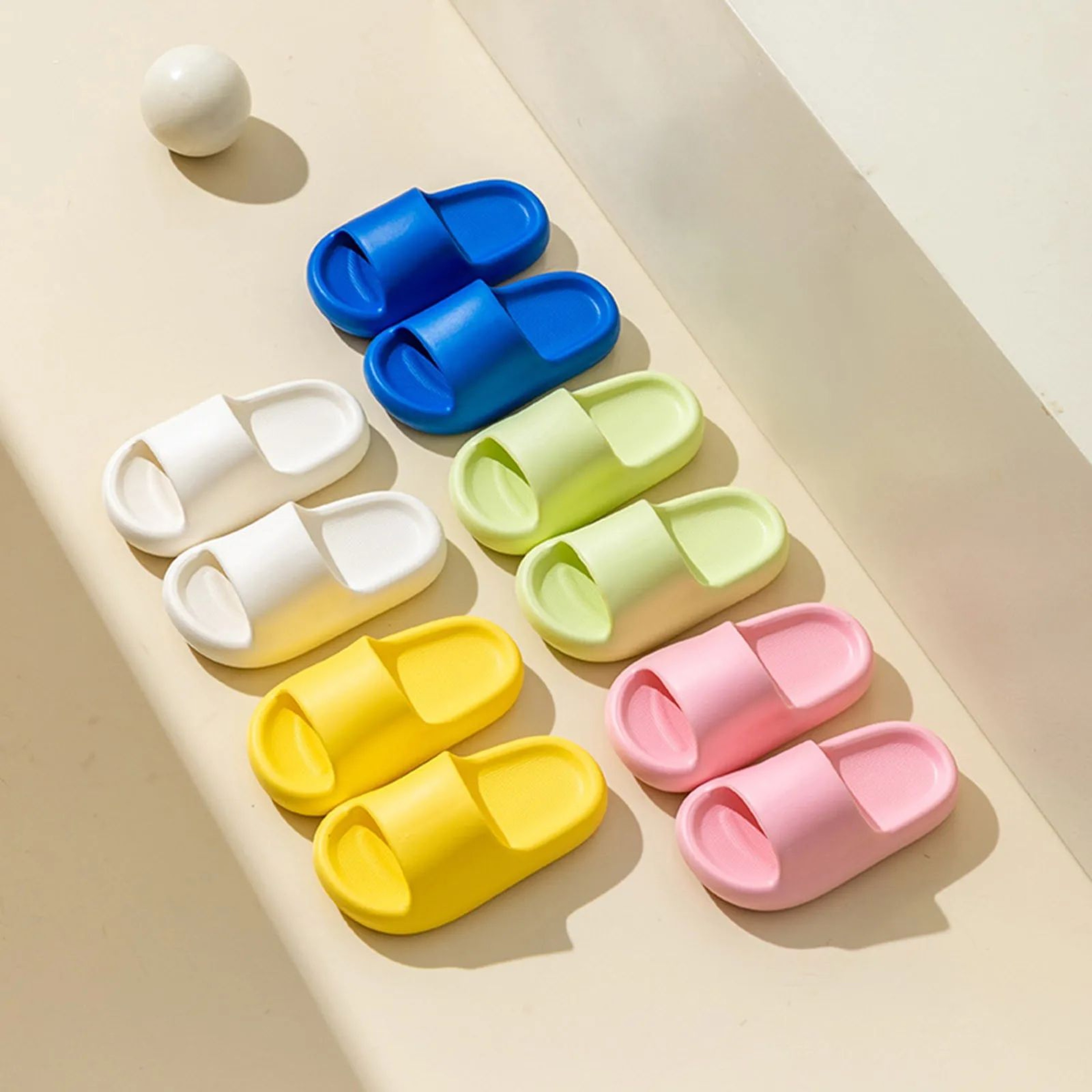 Kids EVA Bathroom Slippers  Soft Sole AntiSlip Summer SlipOn Shoes For Boys  Girls Ages 410 Cute Ho 0