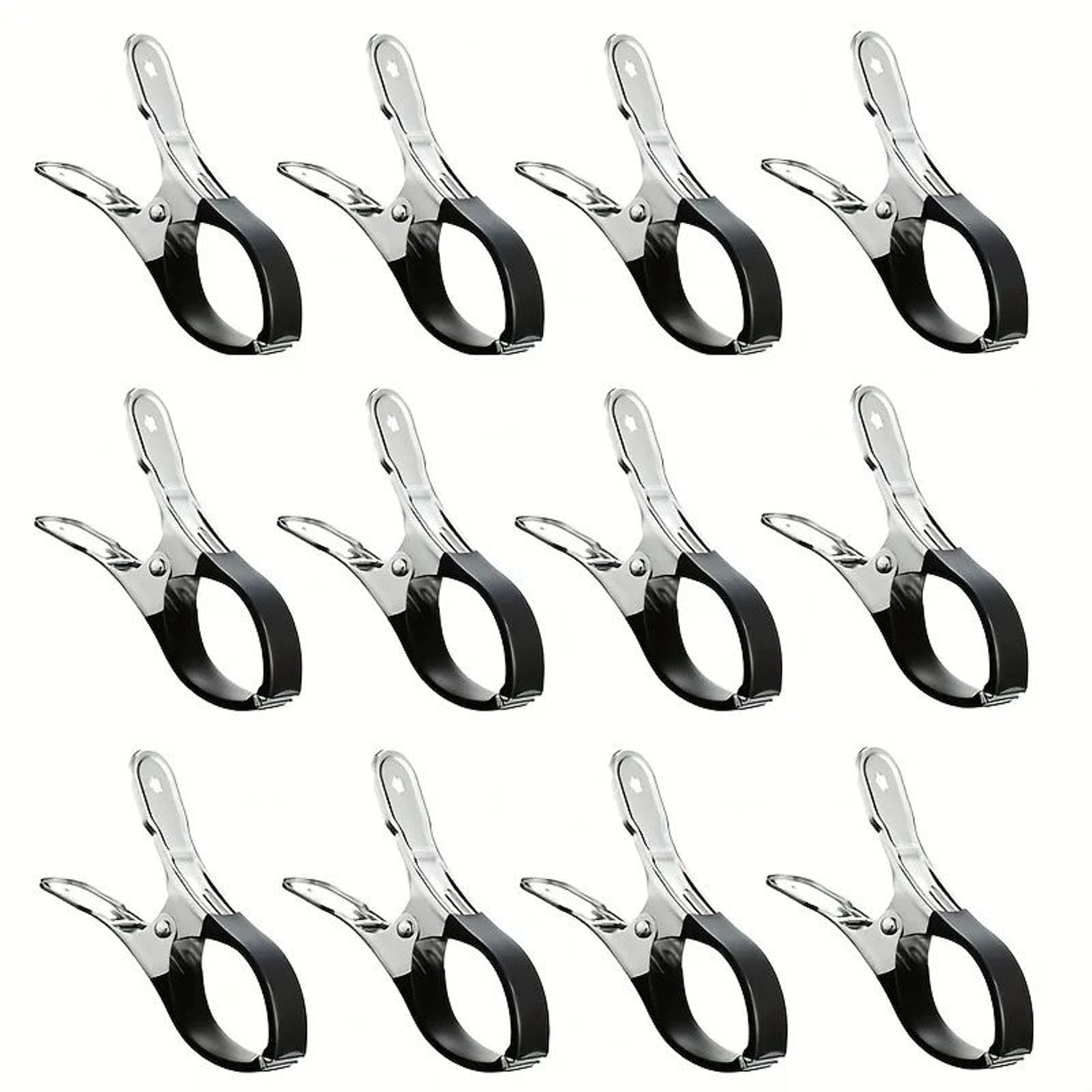 Heavy Duty Pool Cover Clips  Durable Stainless Steel Windproof Spring Clamps With Plastic Handles F 6