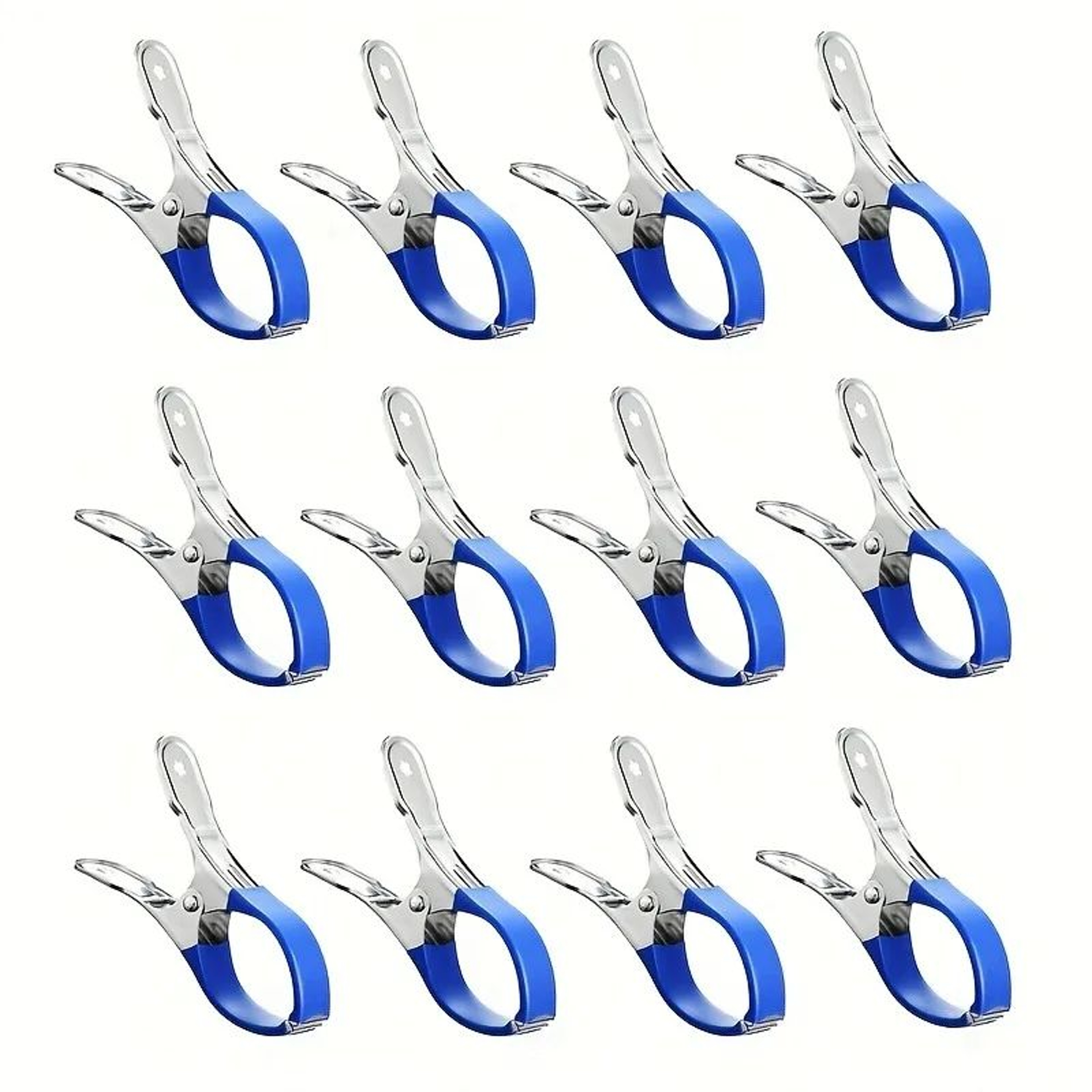 Heavy Duty Pool Cover Clips  Durable Stainless Steel Windproof Spring Clamps With Plastic Handles F 7