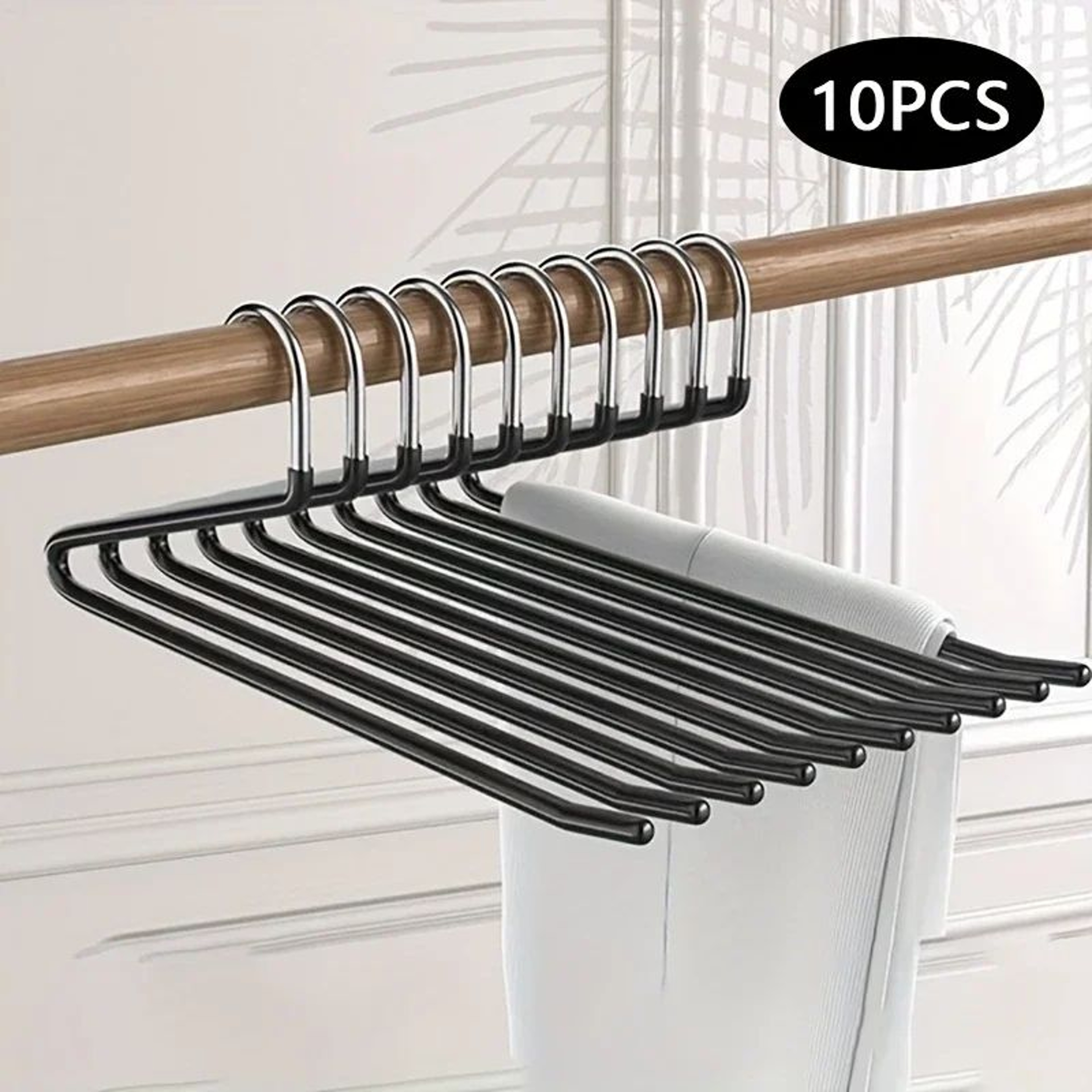 ZShaped Stainless Steel Pants Hanger  SpaceSaving Multifunctional Trouser Rack For Jeans Clothes  C 6