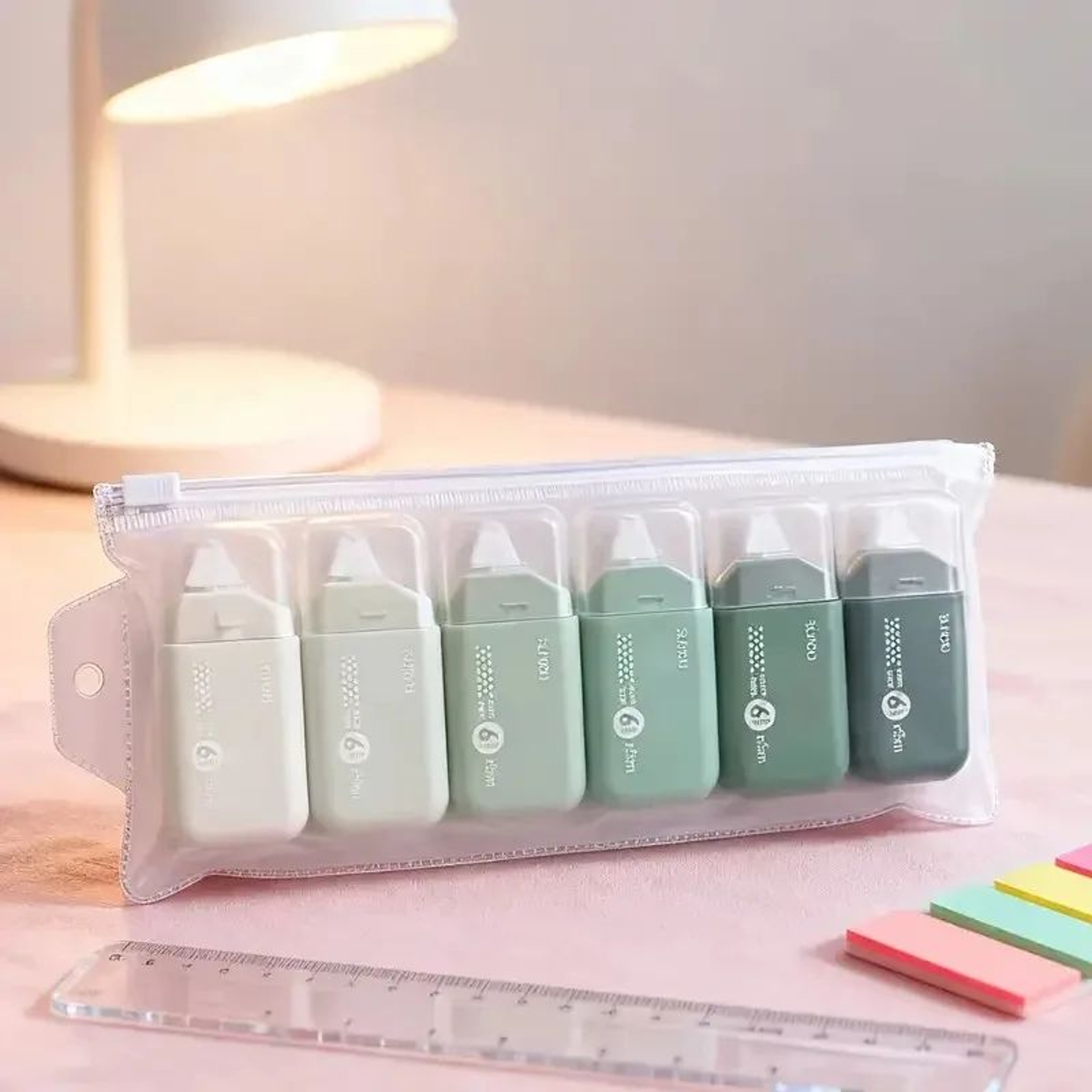 6pcs Double Sided Dot Tape  No Residue Strong Adhesive Roll For Scrapbooking Card Making Crafts  DI 6