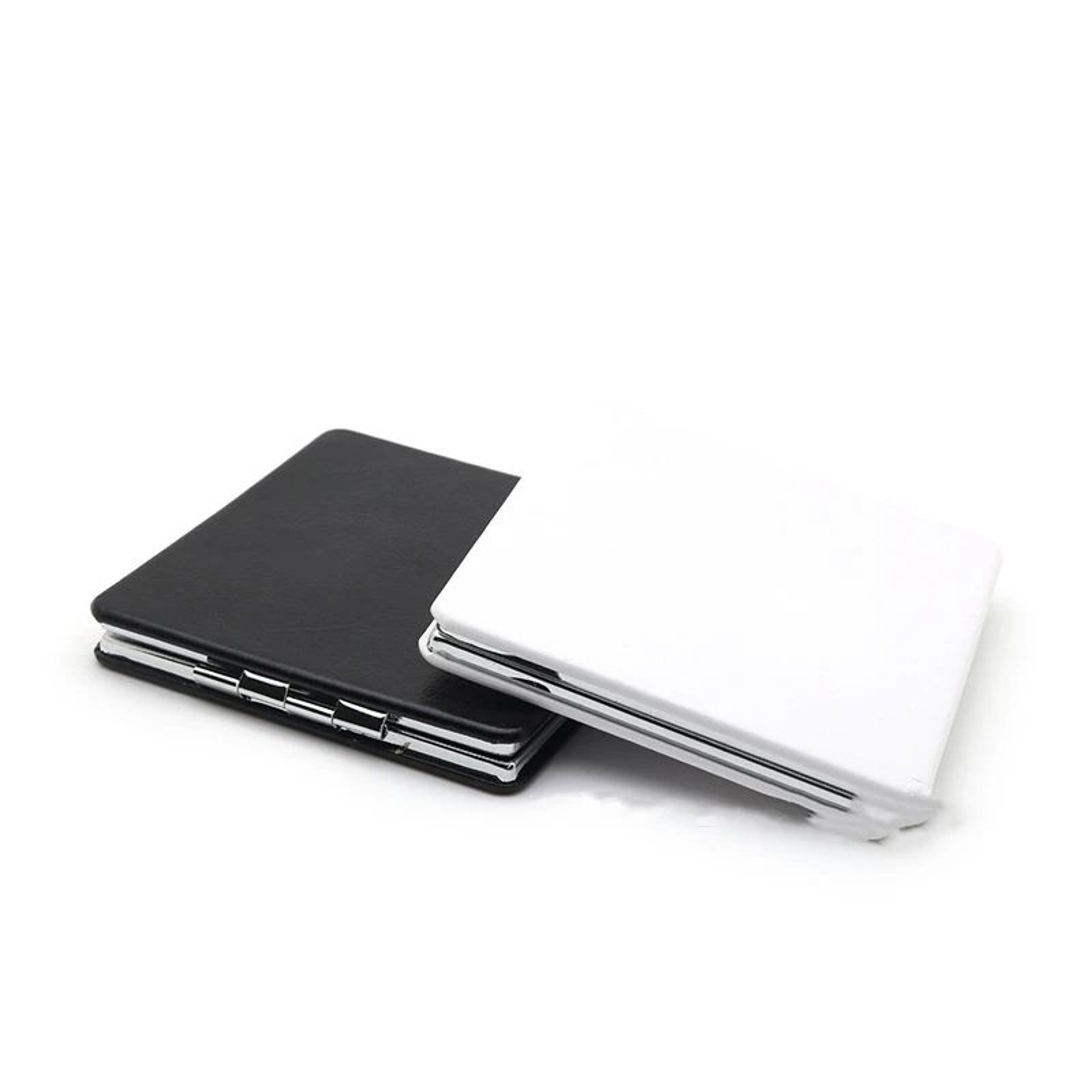 Compact DoubleSided Pocket Mirror  315 In Black Foldable Travel Vanity Mirror For Men Women Handbag 2