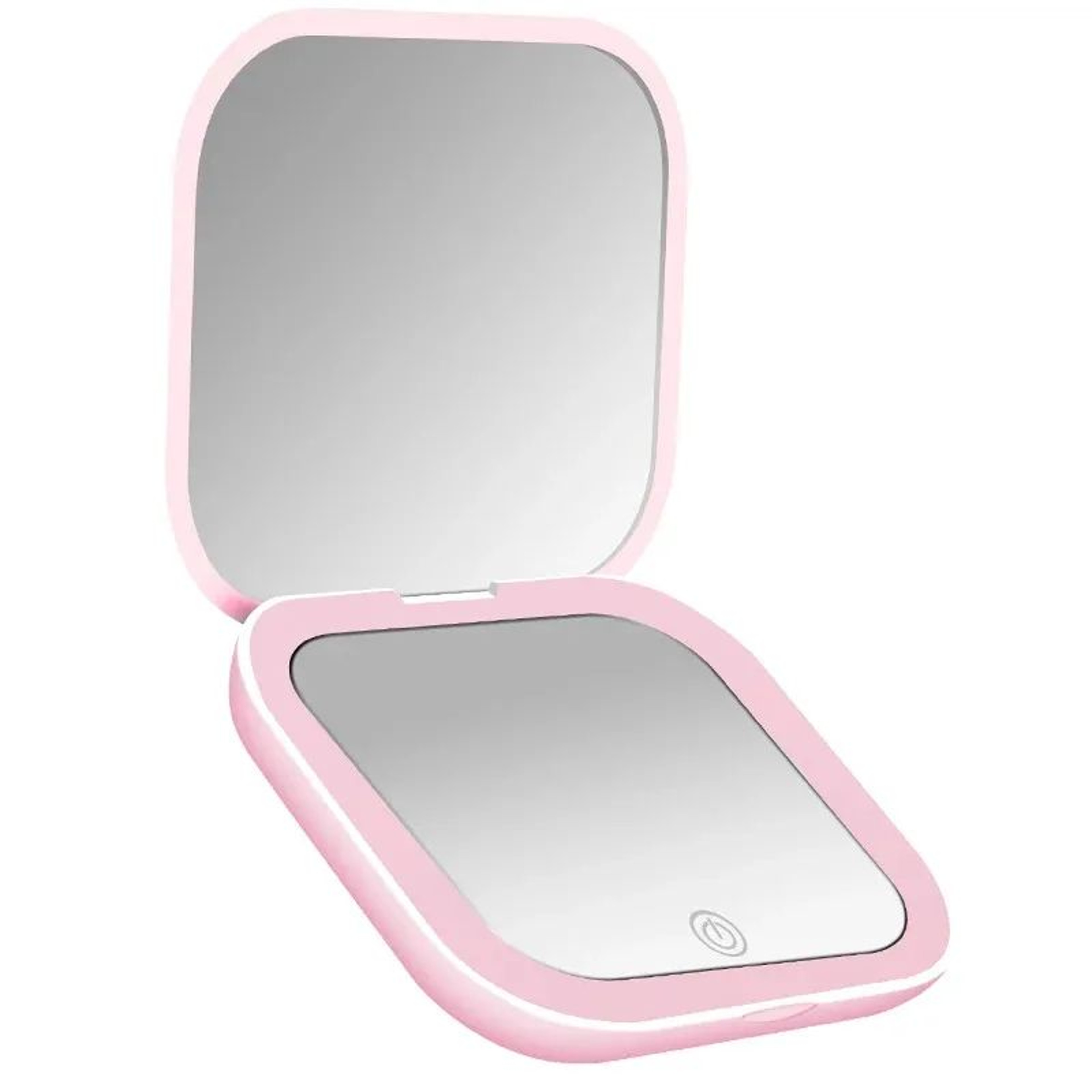 Portable LED Compact Makeup Mirror  1X2X Magnification Folding Pocket Mirror With Lights For Purse  6