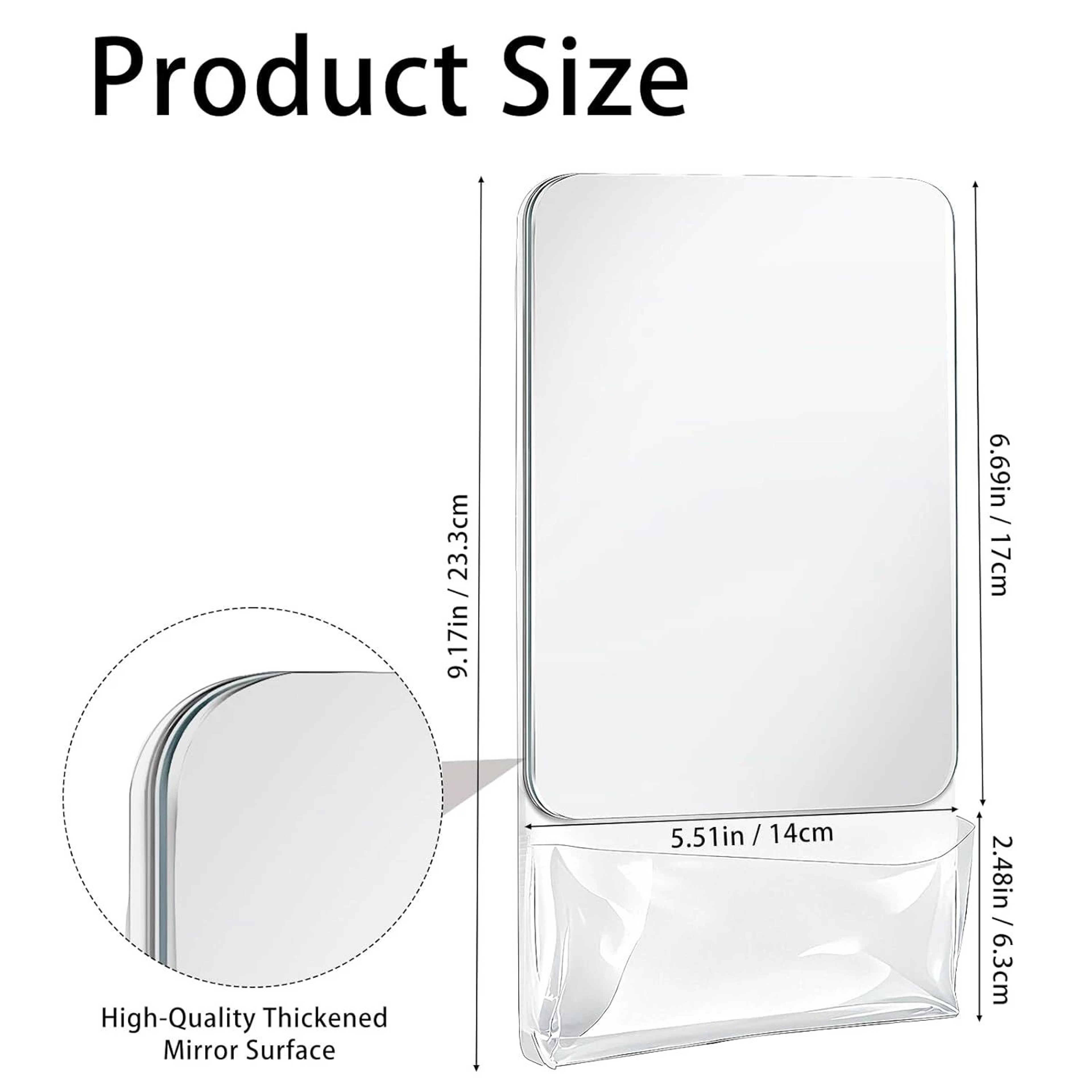 Magnetic Locker Mirror With Storage  669 X 551 In Glass Mirror With Full Magnetic Back For Locker F 5