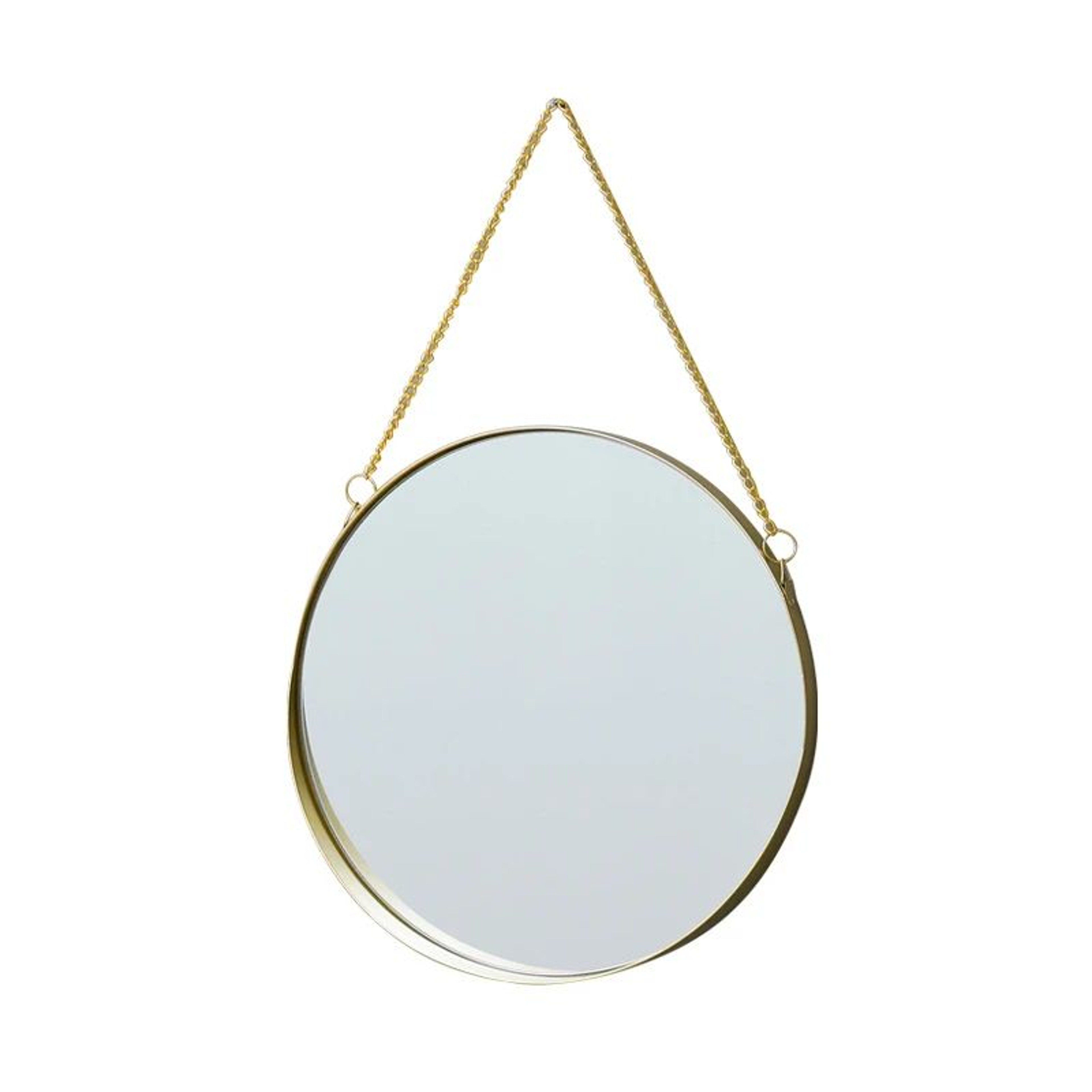 Nordic Round Wall Mounted Mirror  Wrought Iron Decorative Makeup Vanity Mirror For Bathroom Dorm Be 2