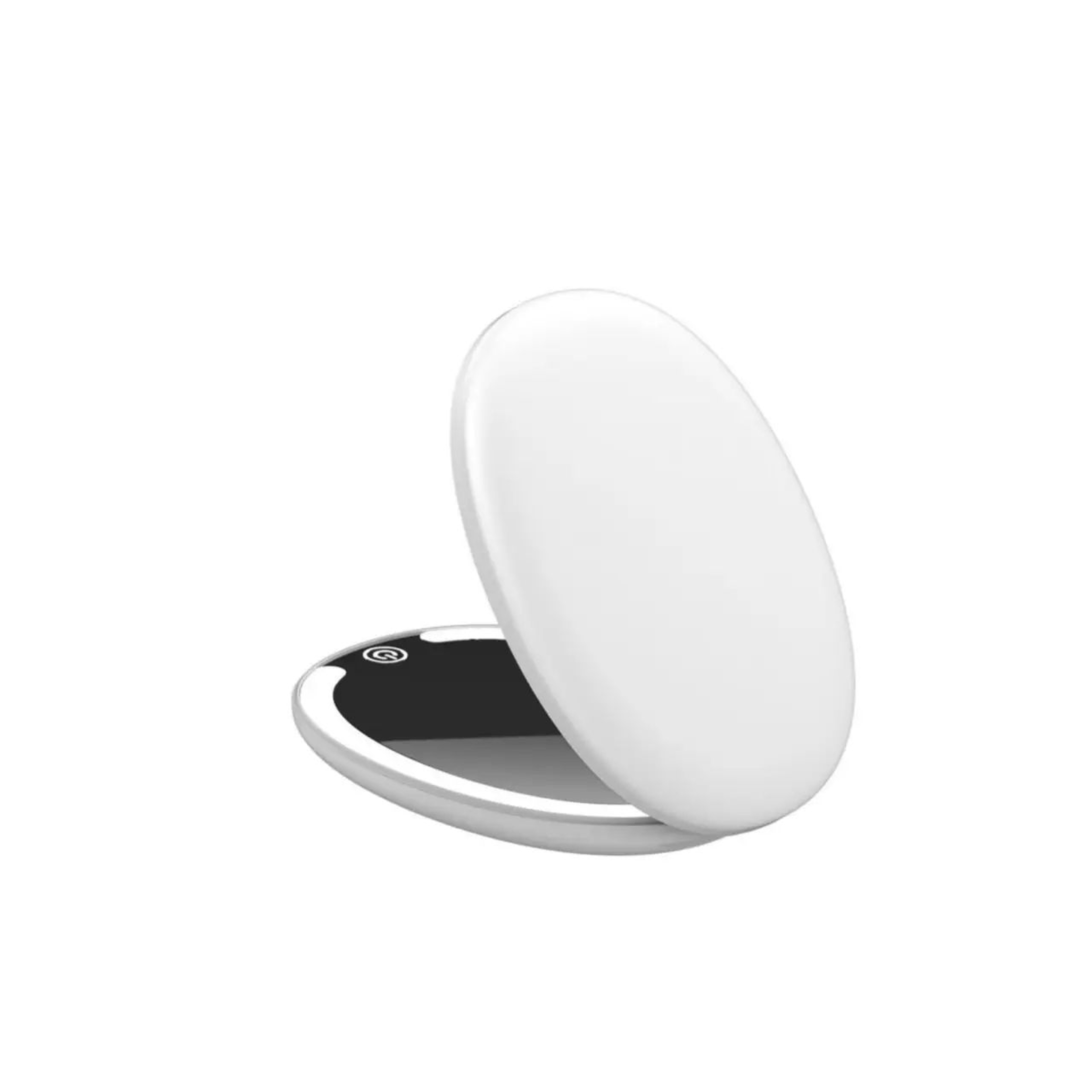 LED Folding Makeup Mirror  TriColor Light DoubleSided 5X Magnifying Portable Vanity Mirror For Trav 2