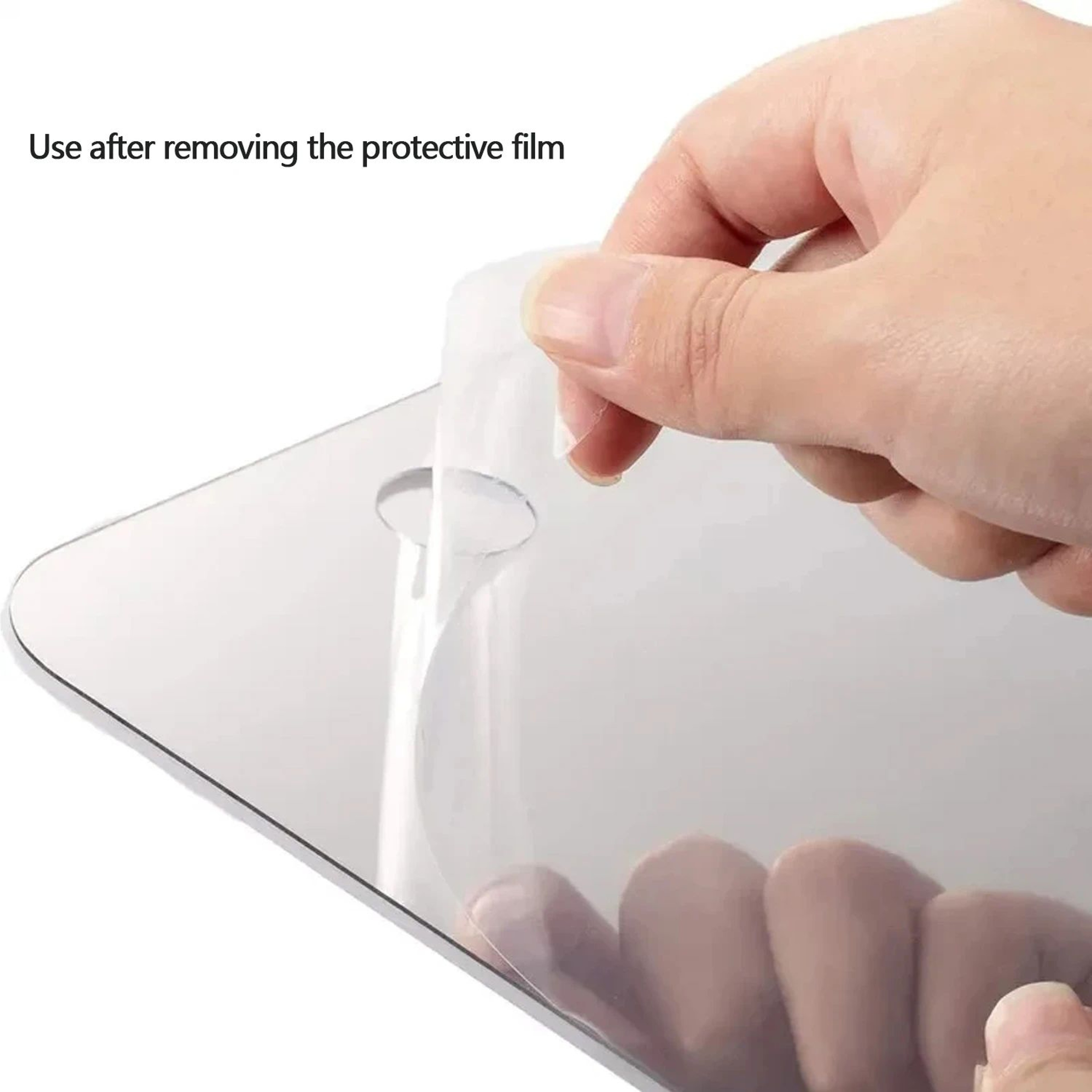 6 In Acrylic AntiFog Shower Mirror  Wall Suction Rectangle Shaving Makeup Mirror For Bathroom Trave 2
