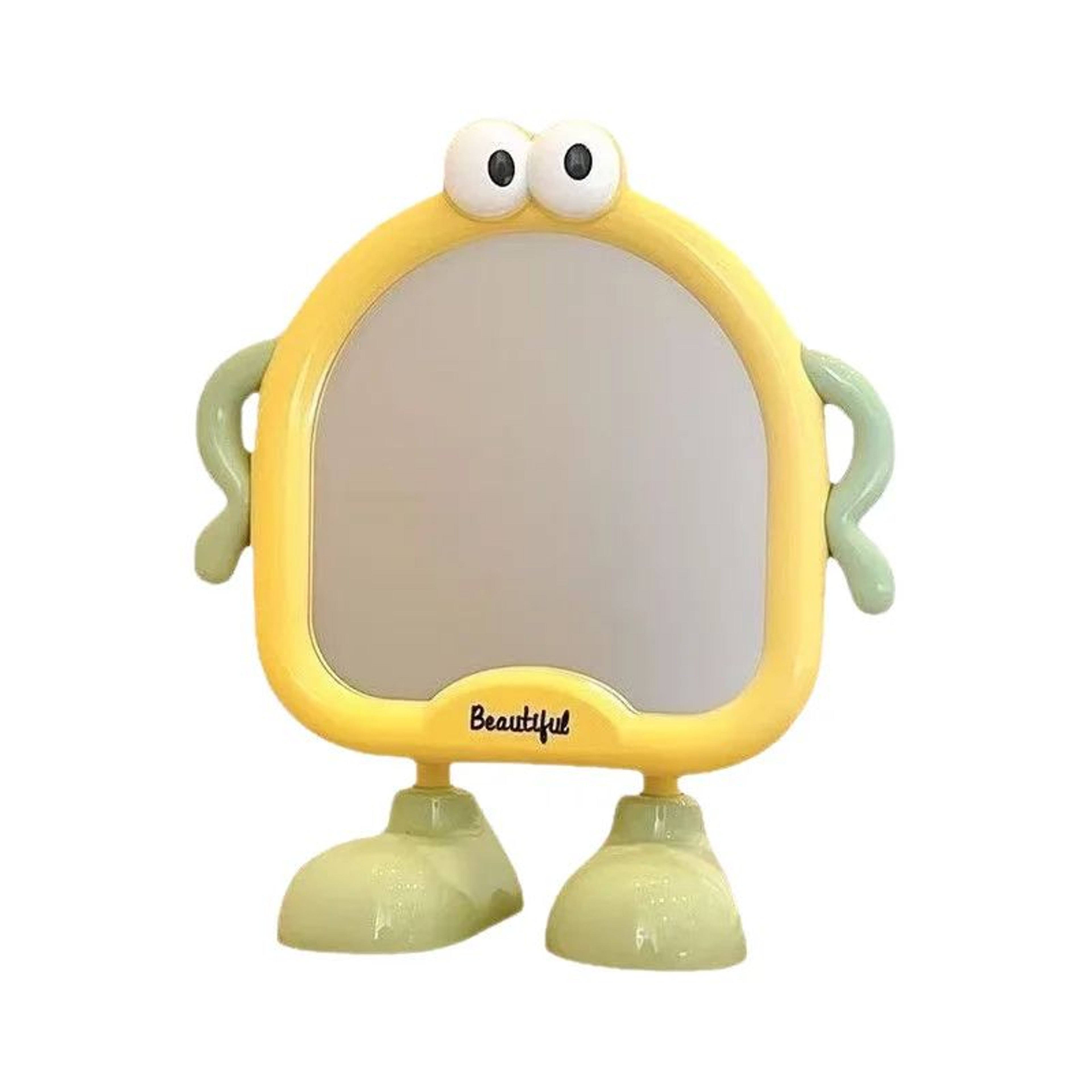 Cute Desktop Makeup Mirror  Portable HD Table Vanity Mirror For Bedroom Dorm Student Desk Beauty Gr 5