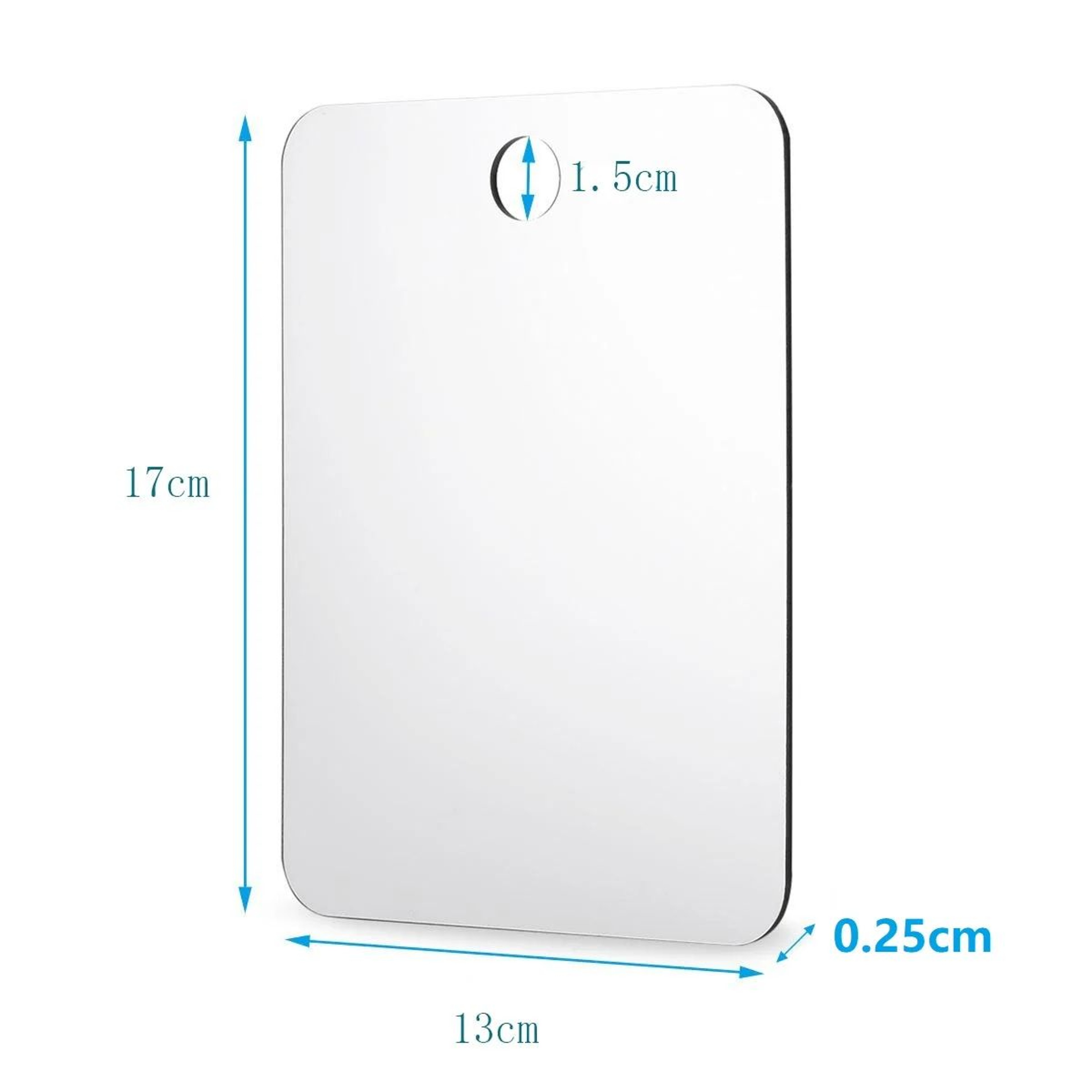 FogFree Acrylic Shower Mirror  Unbreakable Wall Suction Shaving Makeup Mirror For Bathroom And Trav 6