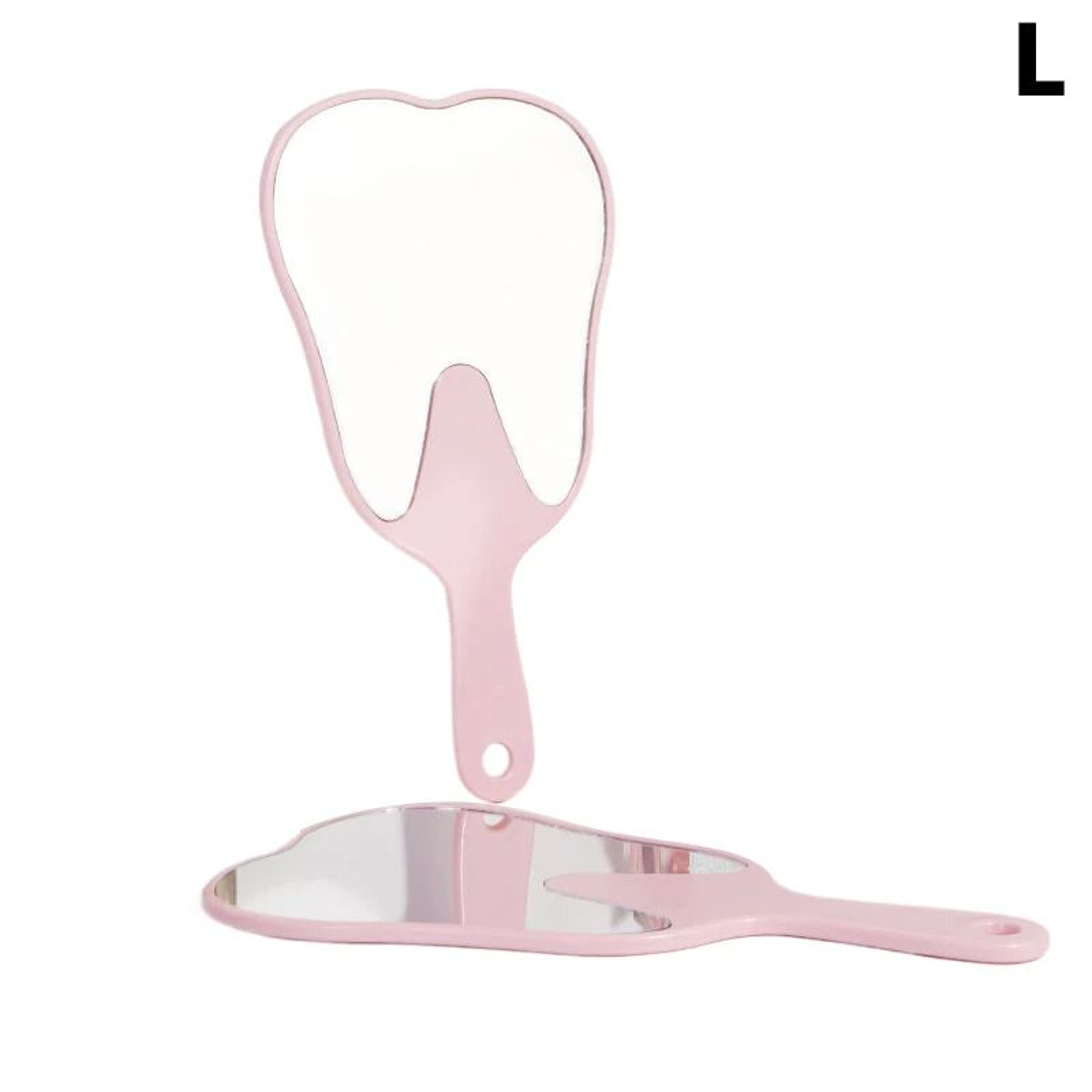 Tooth Shaped Handheld Mirror  Unbreakable Portable Dental Mouth Mirror For Makeup Oral Care  Dentis 13