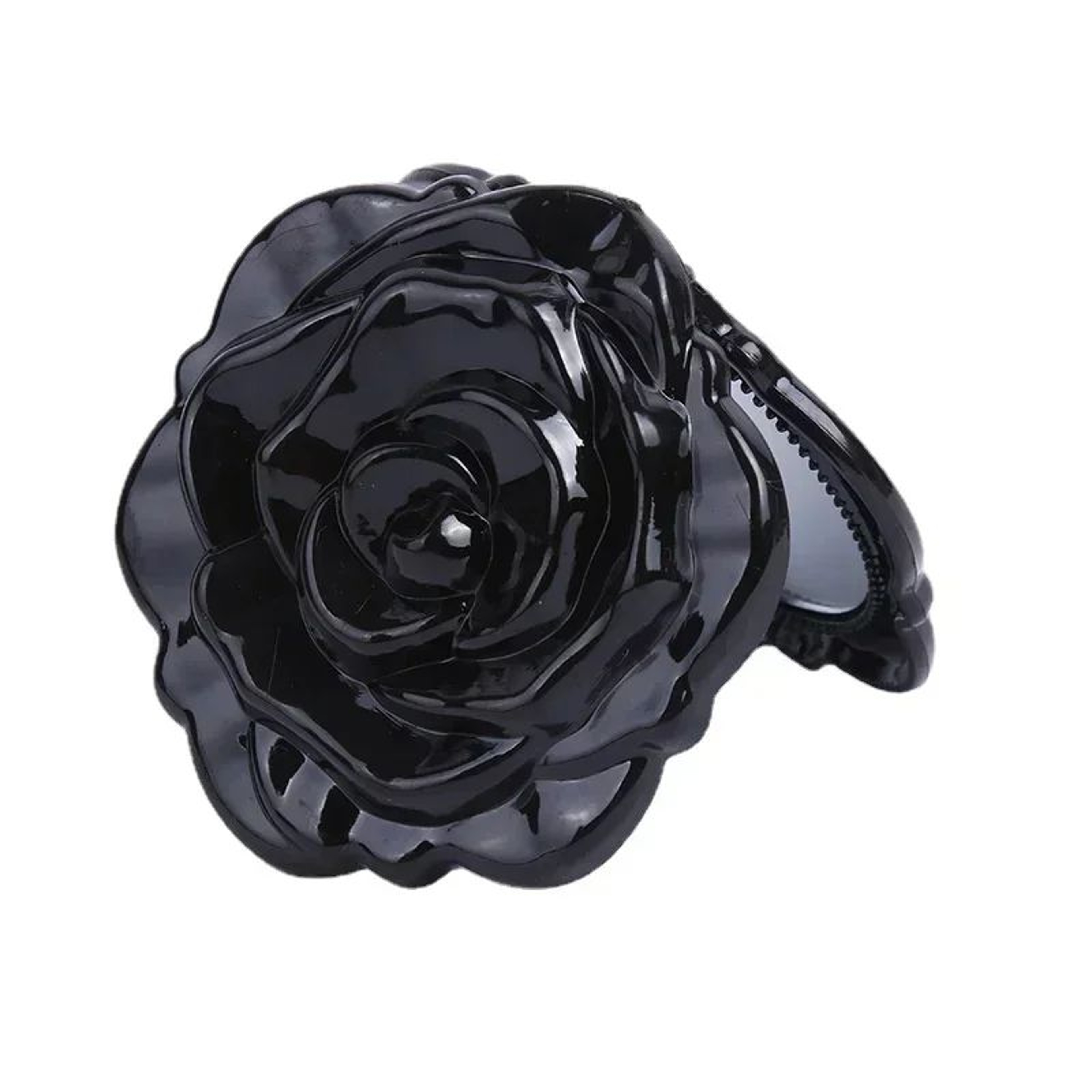 Retro Rose Pocket Makeup Mirror  Double Sided Compact Folding Cosmetic Mirror For Travel Purse Hand 2