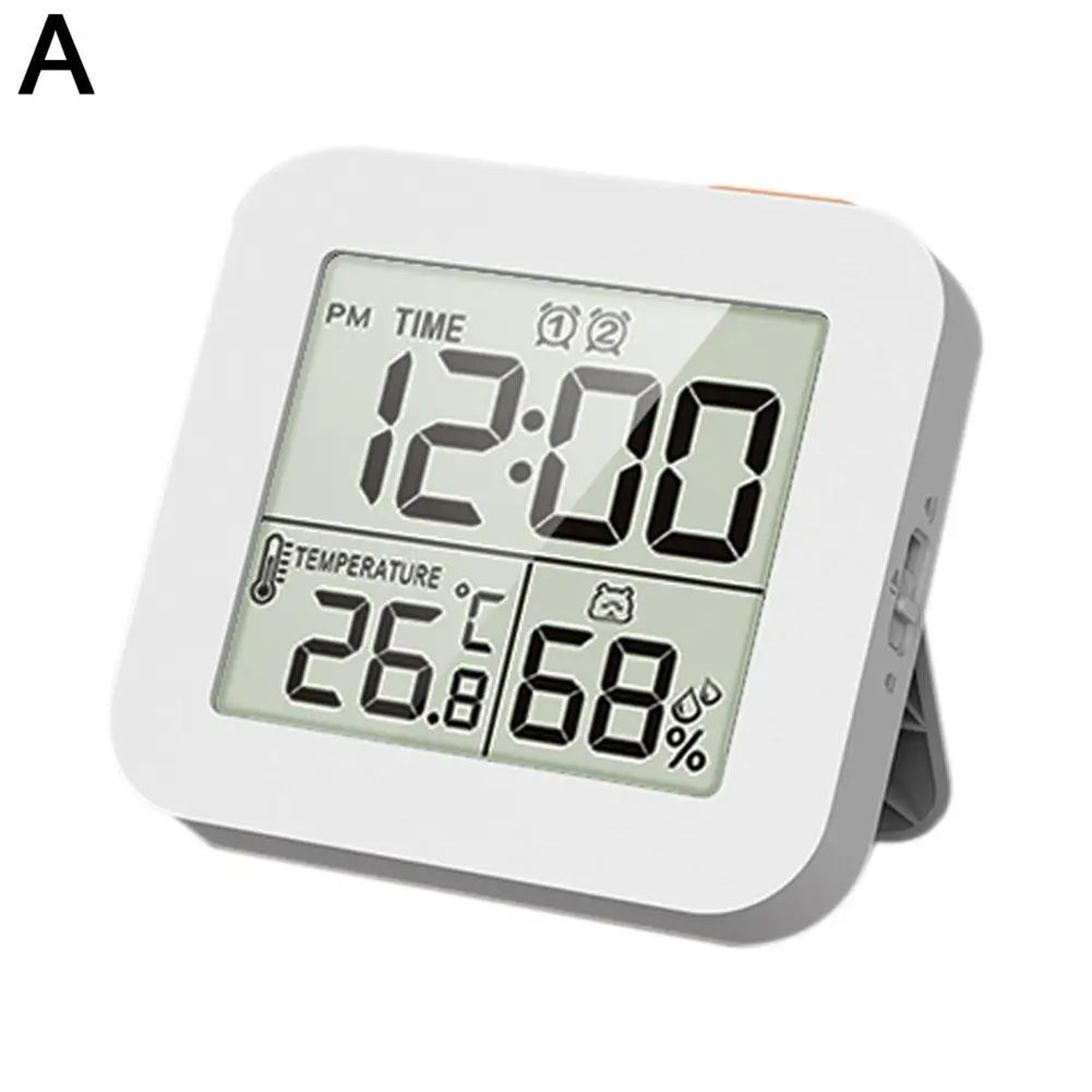 Waterproof Digital Shower Clock  LCD Bathroom Timer With Temperature Humidity Display Suction Cup   6