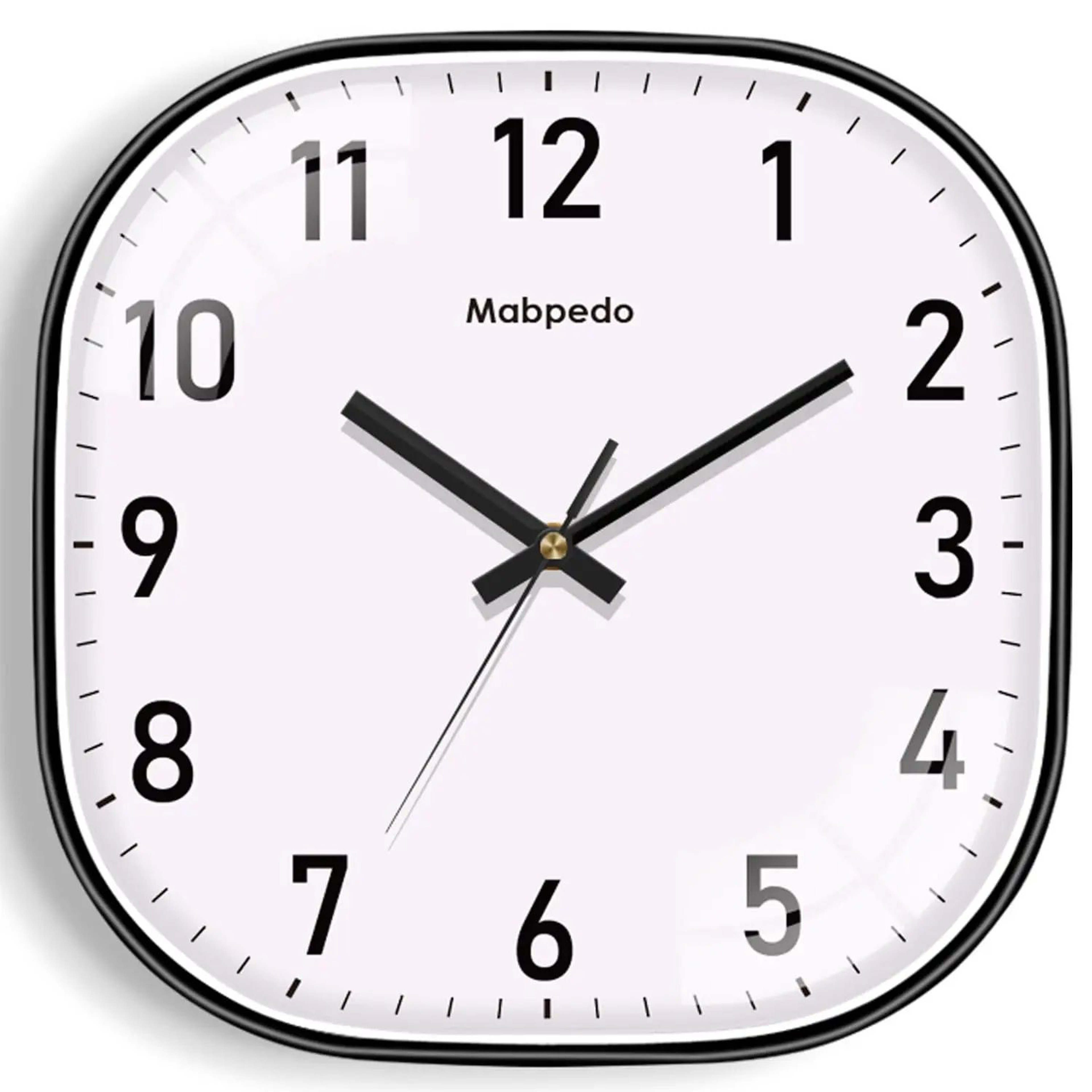 Square Quartz Wall Clock  Modern Silent Decorative Clock With Clear Dial For Home Office Living Roo 8