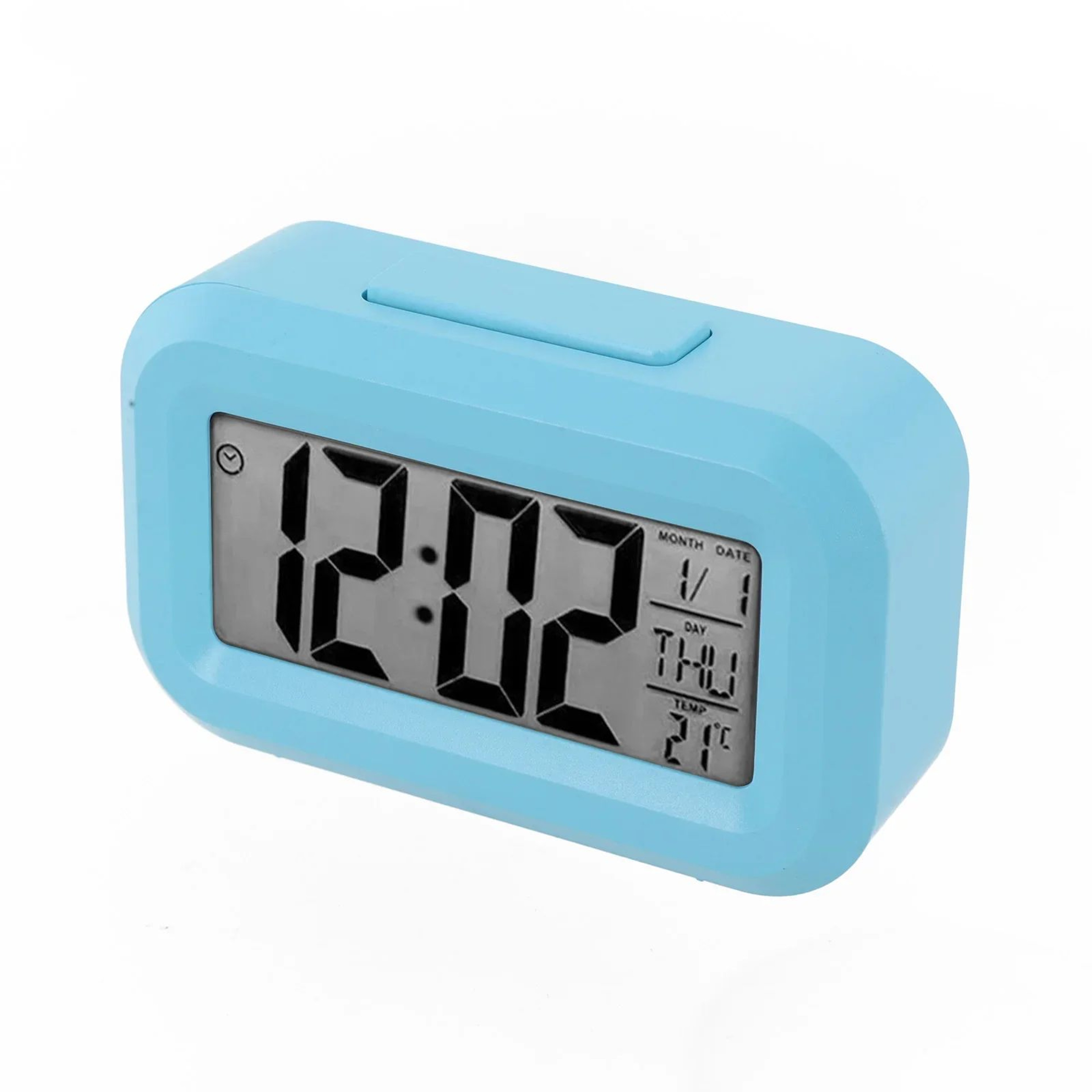 Multifunction Digital Alarm Clock  Compact Desk Clock With Snooze Night Light  Temperature 7