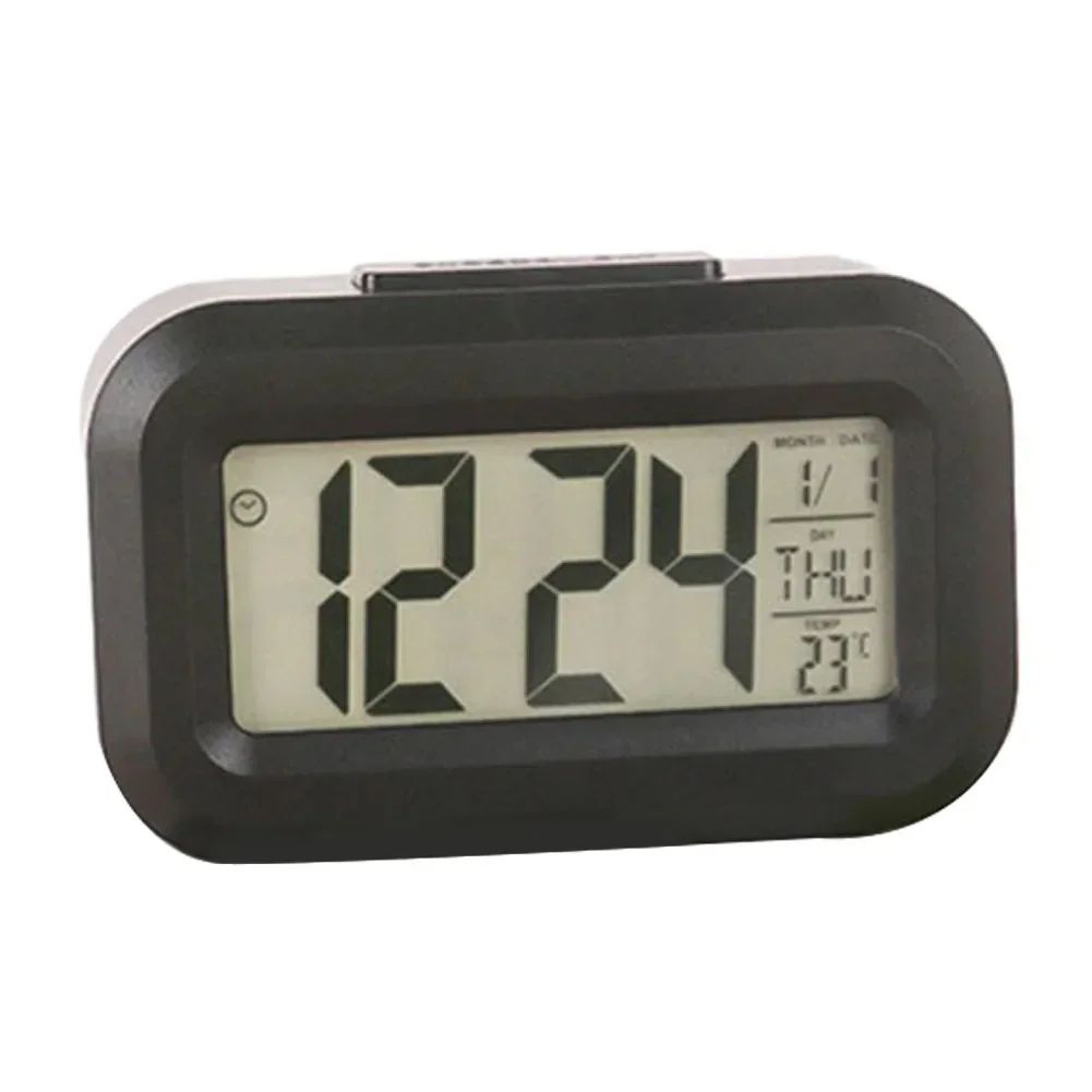 Multifunction Digital Alarm Clock  Compact Desk Clock With Snooze Night Light  Temperature 6