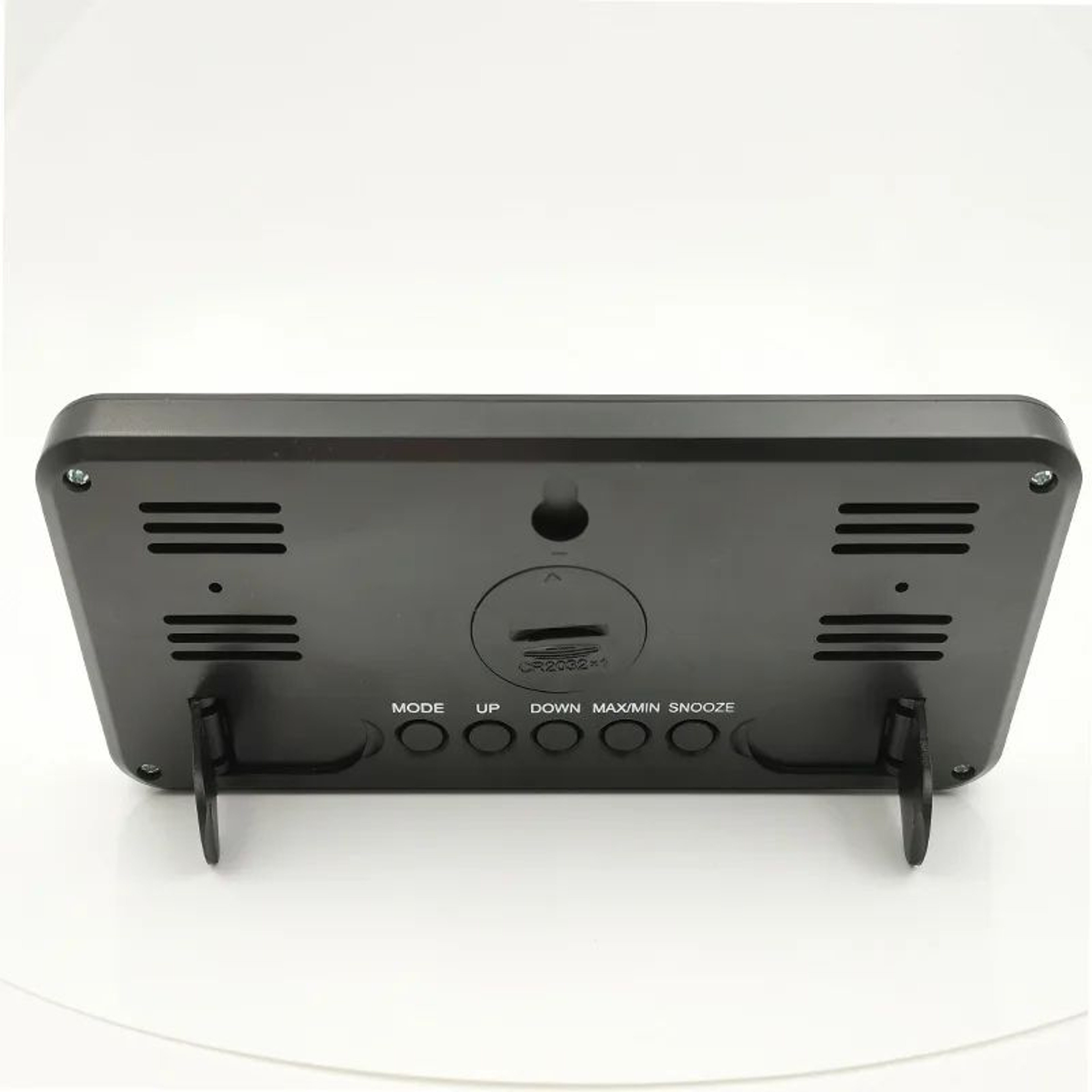 Slim Nordic Digital Desk Clock  Big Screen LED Battery Powered Alarm Clock For Home Office Desktop  1
