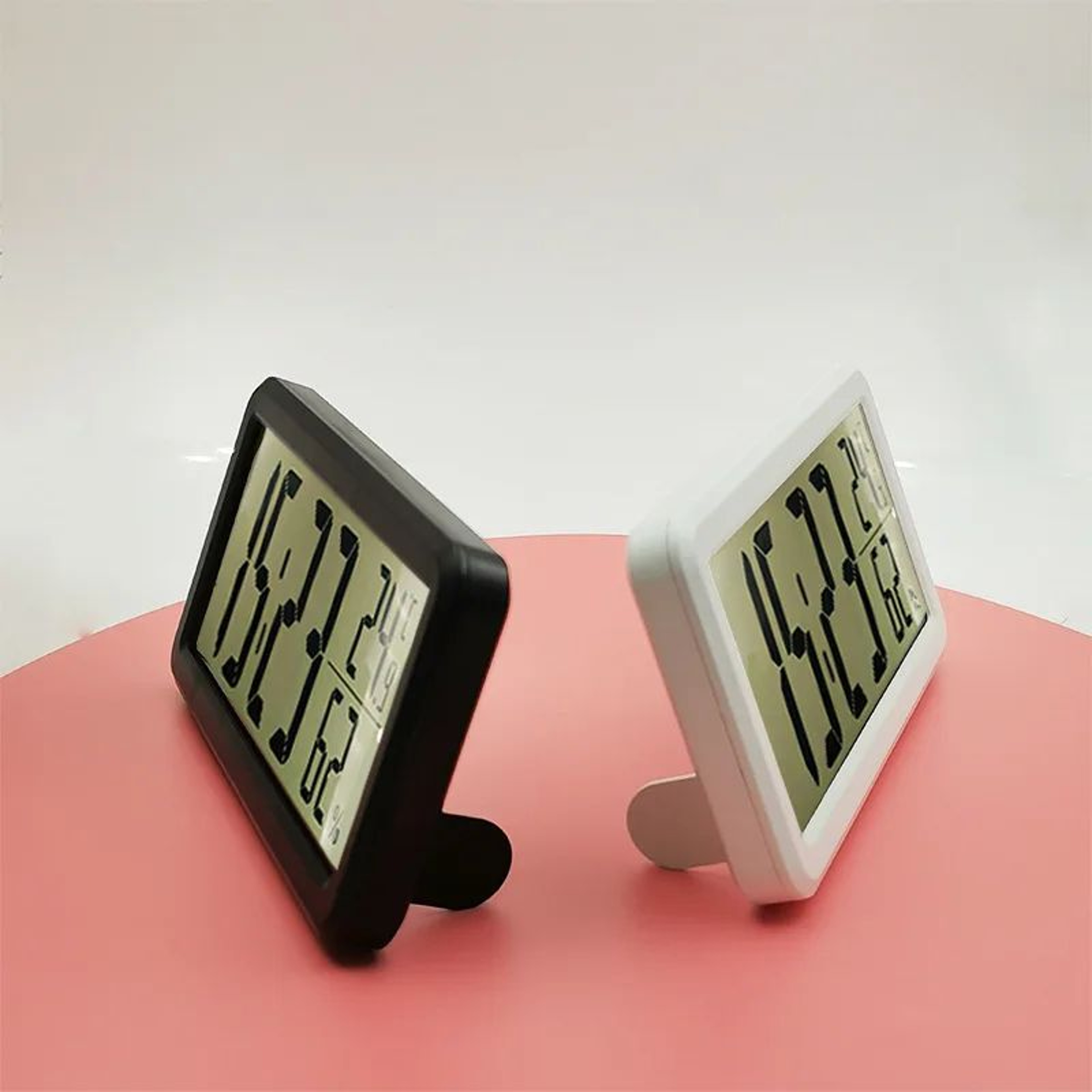 Slim Nordic Digital Desk Clock  Big Screen LED Battery Powered Alarm Clock For Home Office Desktop  2