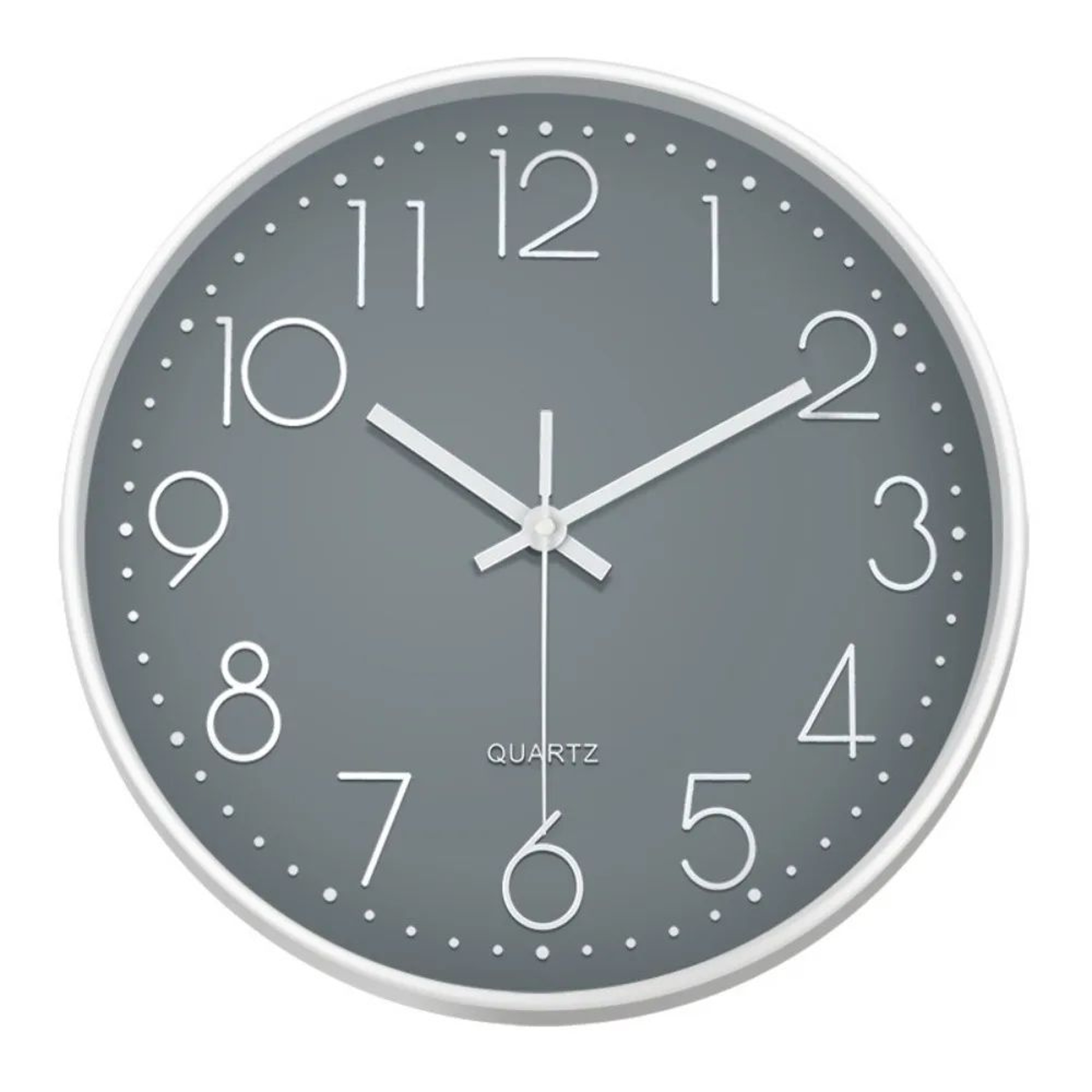 8 In Nordic Silent Wall Clock  NonTicking 3D Number Modern Decorative Clock For Living Room Bedroom 12