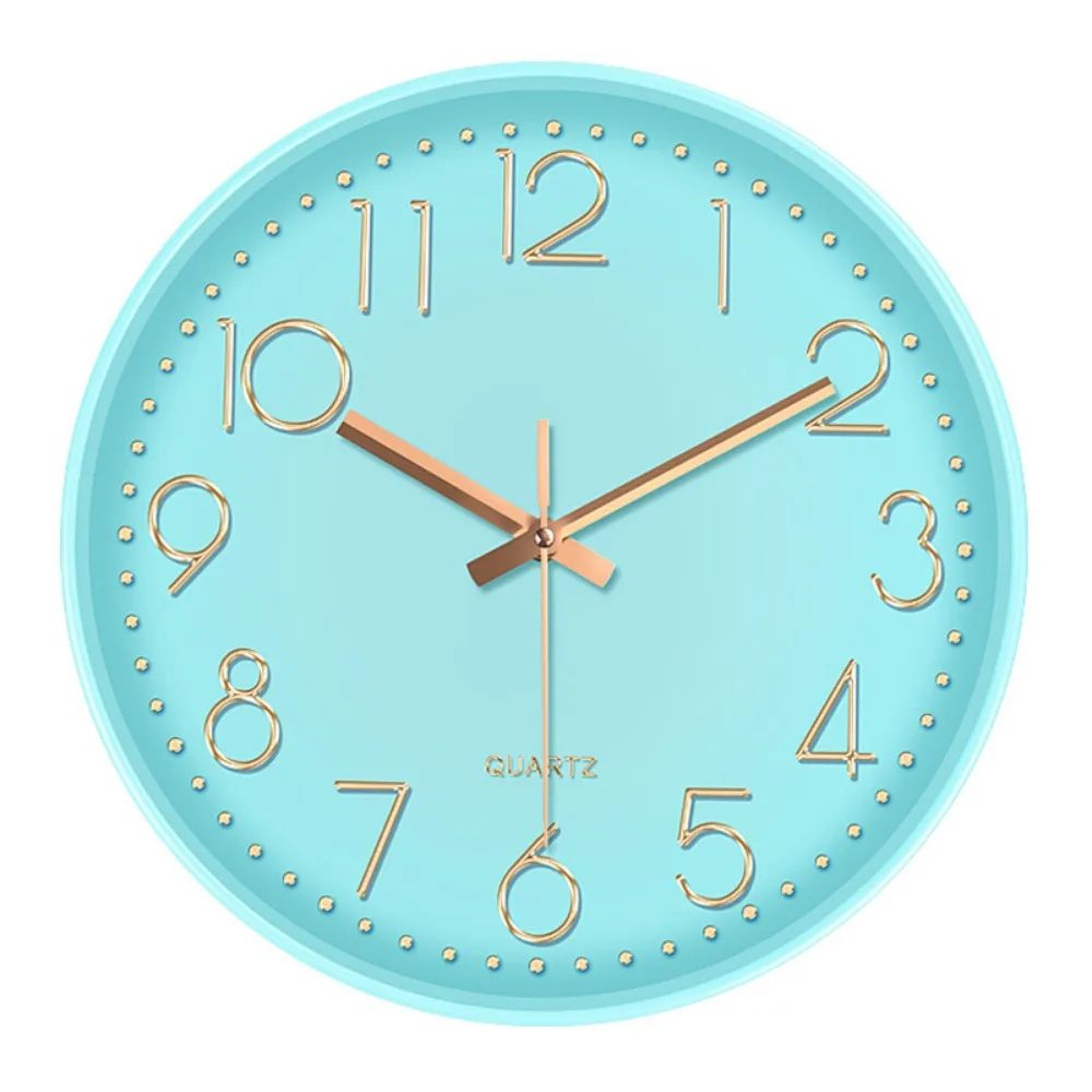 8 In Nordic Silent Wall Clock  NonTicking 3D Number Modern Decorative Clock For Living Room Bedroom 14