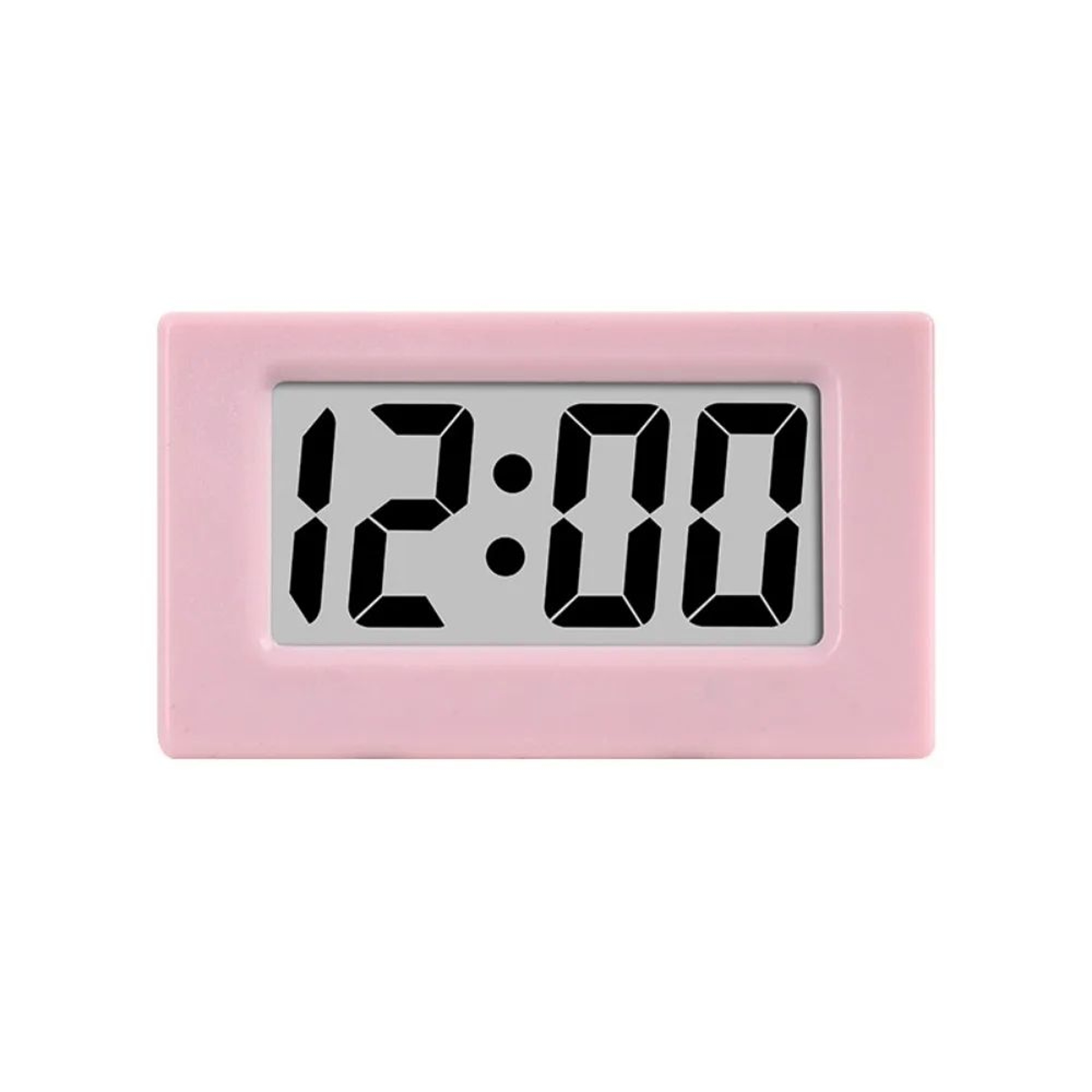 Mini Triangle Digital Desk Clock  Cute Silent Compact Time Display For Bedroom Office Home Desk Dec 9