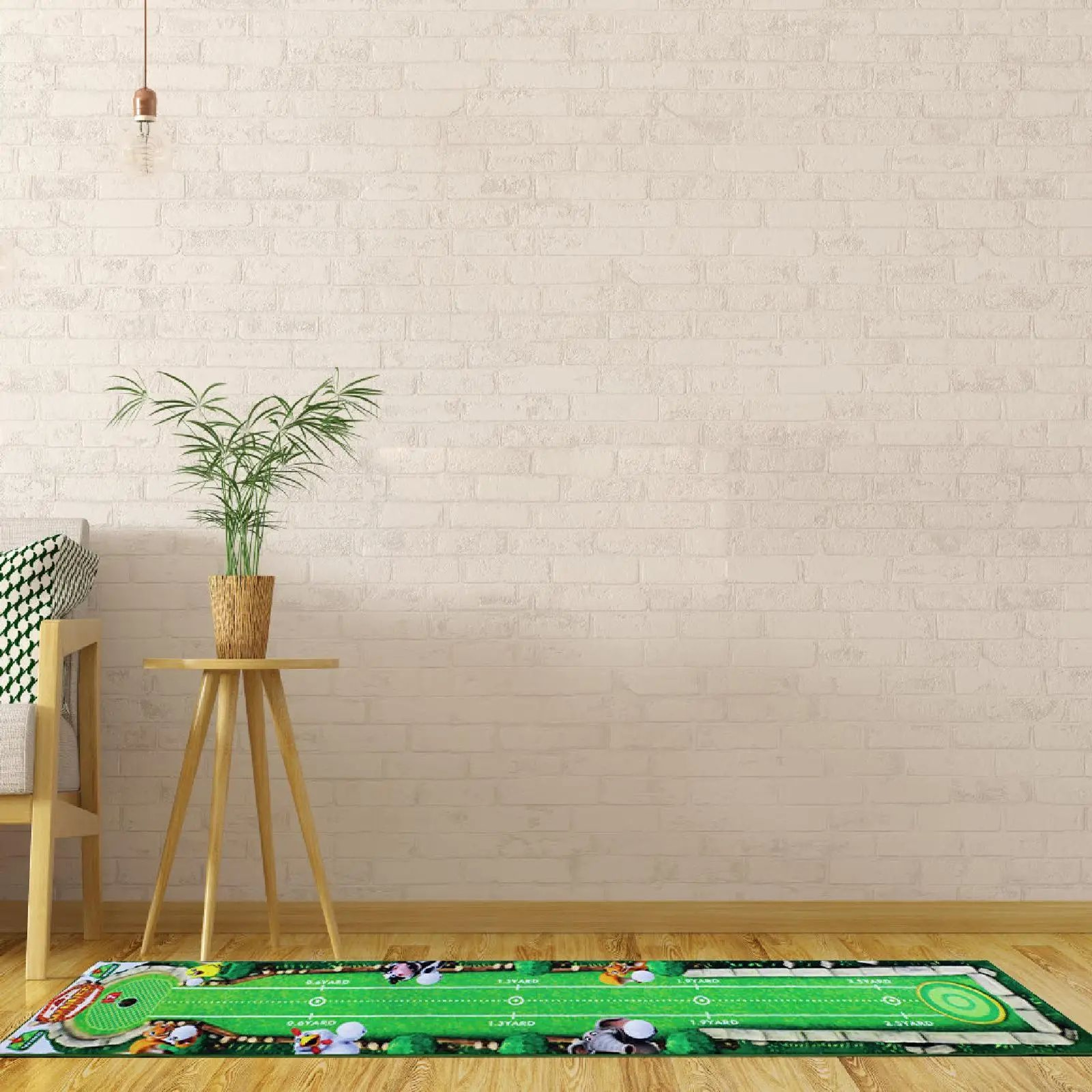 Portable Golf Putting Mat  9449 X 1122 In RollUp Practice Surface For Home Office  Outdoor Training 1