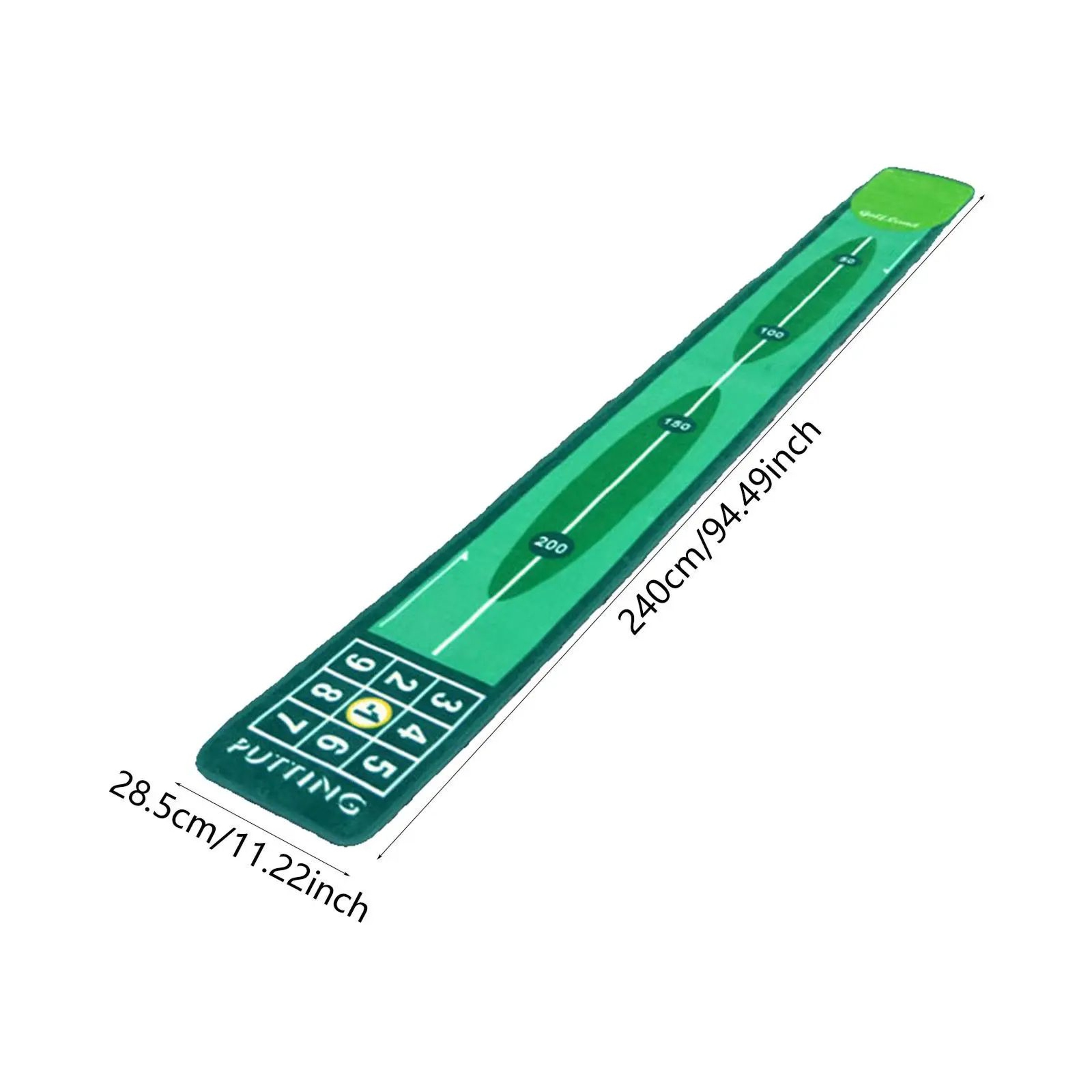 Portable Golf Putting Mat  RollUp Practice Surface For Home Office  Outdoor Training Golfer Gift 6