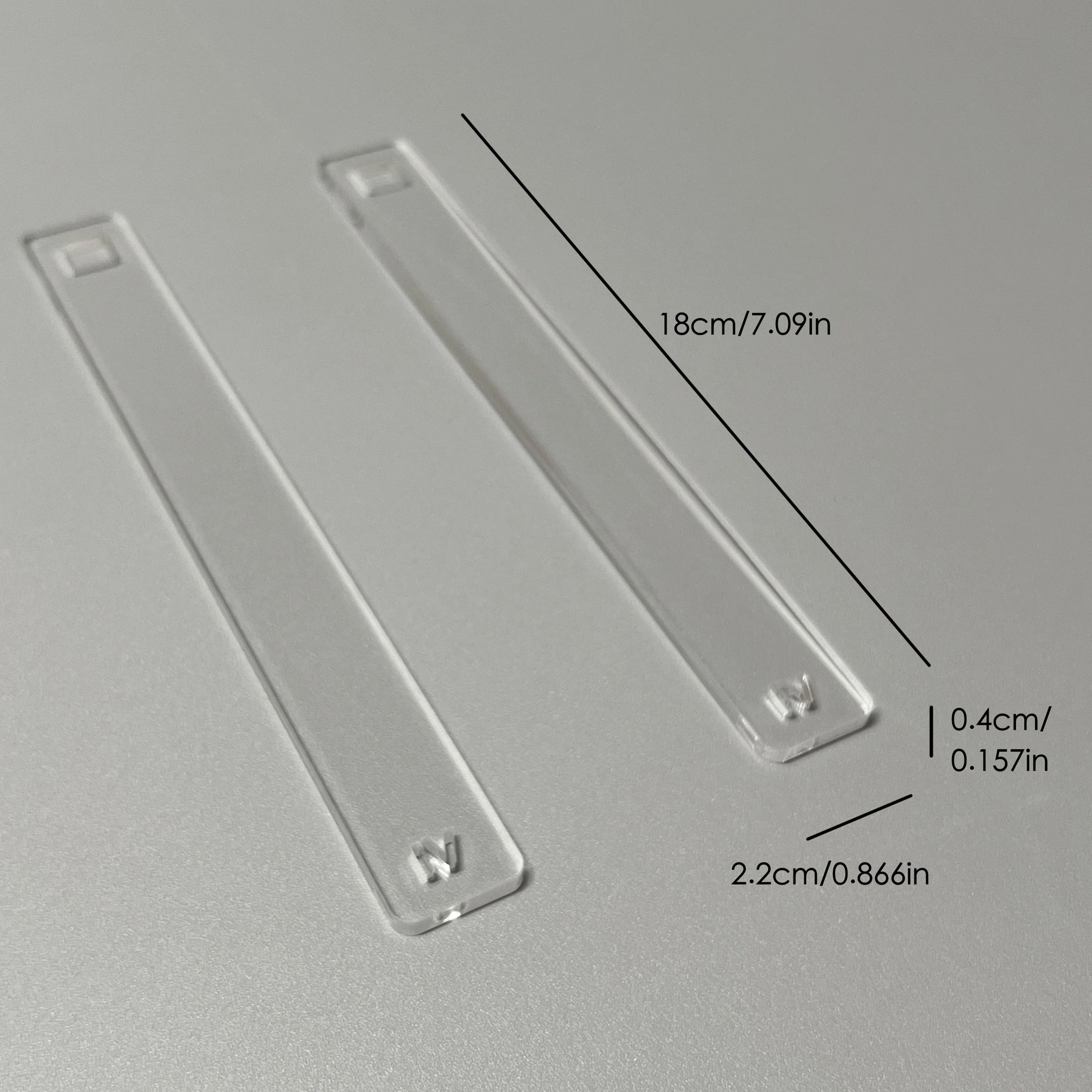 Acrylic Clay Thickness Gauge  Pottery Measuring Tool For Consistent Slabs Ceramic Handbuilding And  3