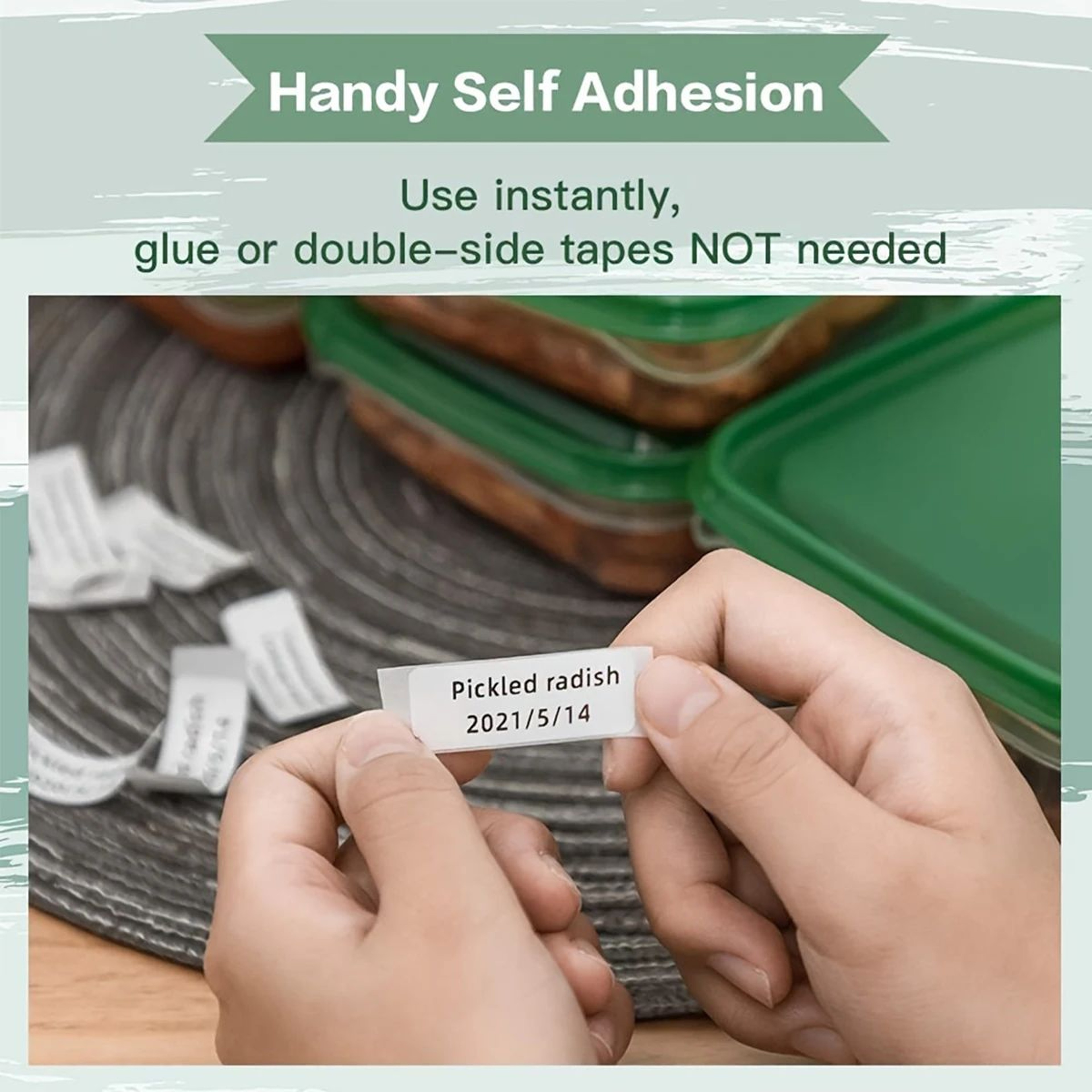 Thermal Label Paper  SelfAdhesive Inkless Sticker Rolls For M1 D110 P12 P15  P50 Printers Home  Off