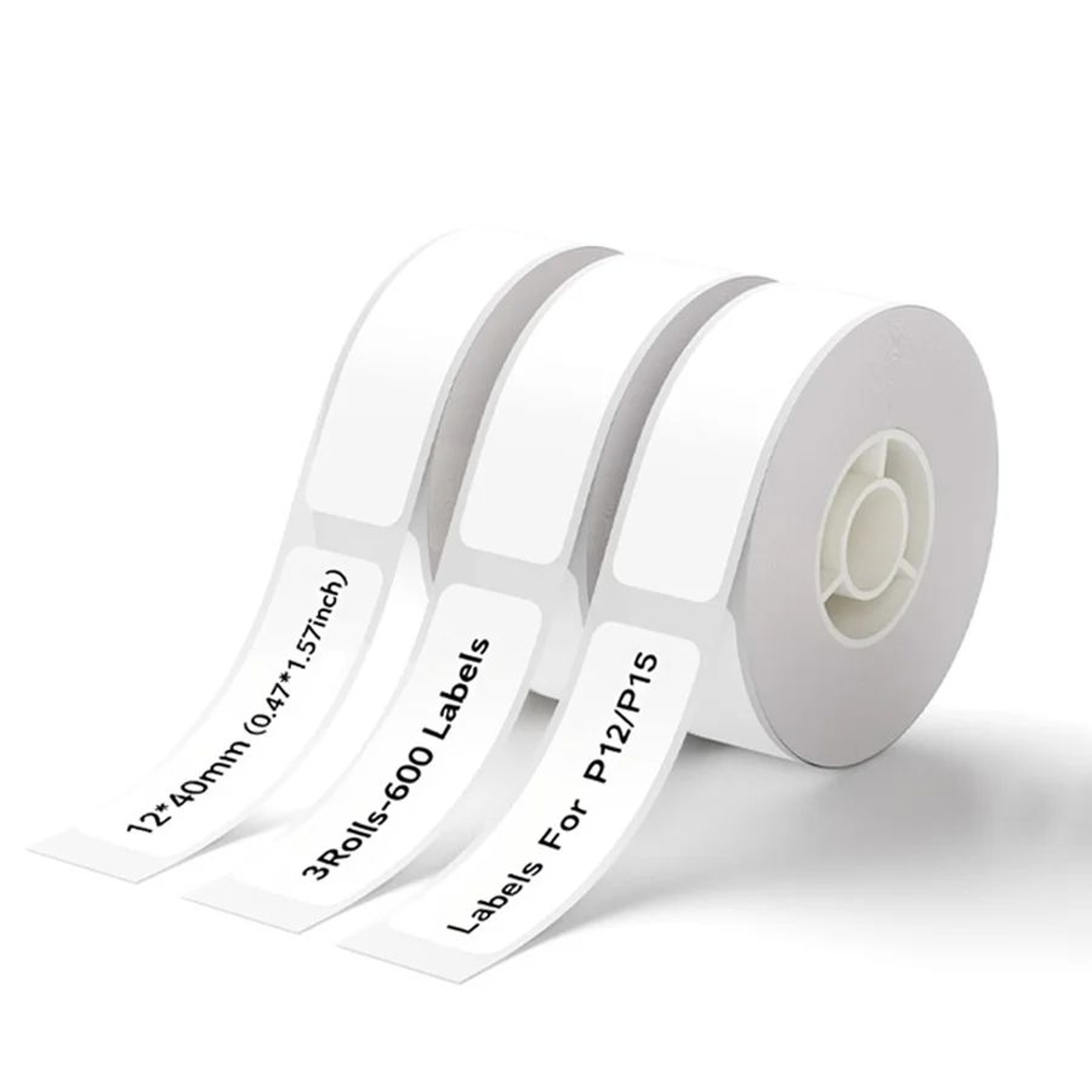 Thermal Label Tape  3 SelfAdhesive Label Rolls For P15 P12 D30  Compatible Printers Home  Business  6