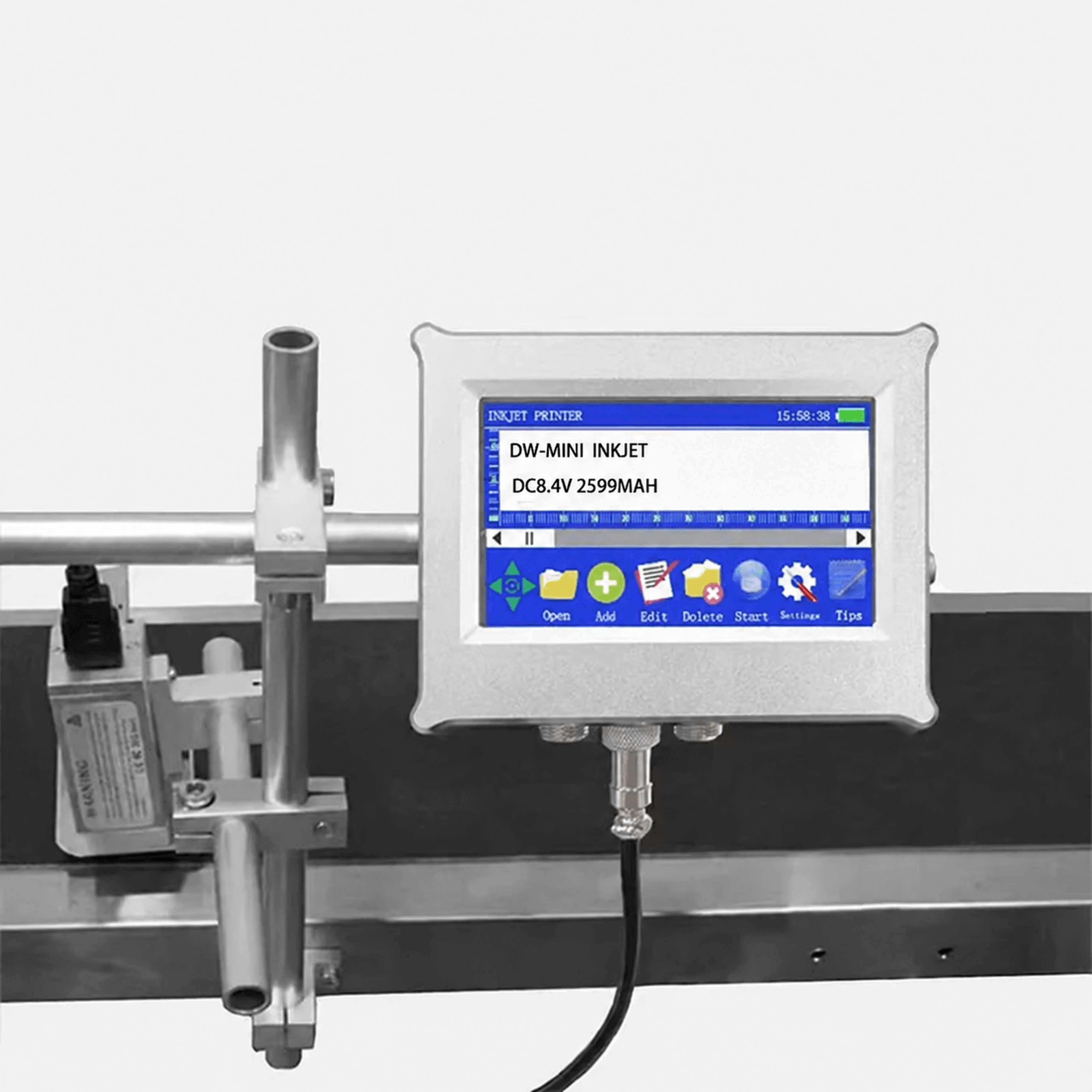 05 In Online TIJ Inkjet Printer  Automatic Coding Machine For HD Logos QR Codes Barcodes And Produc 0