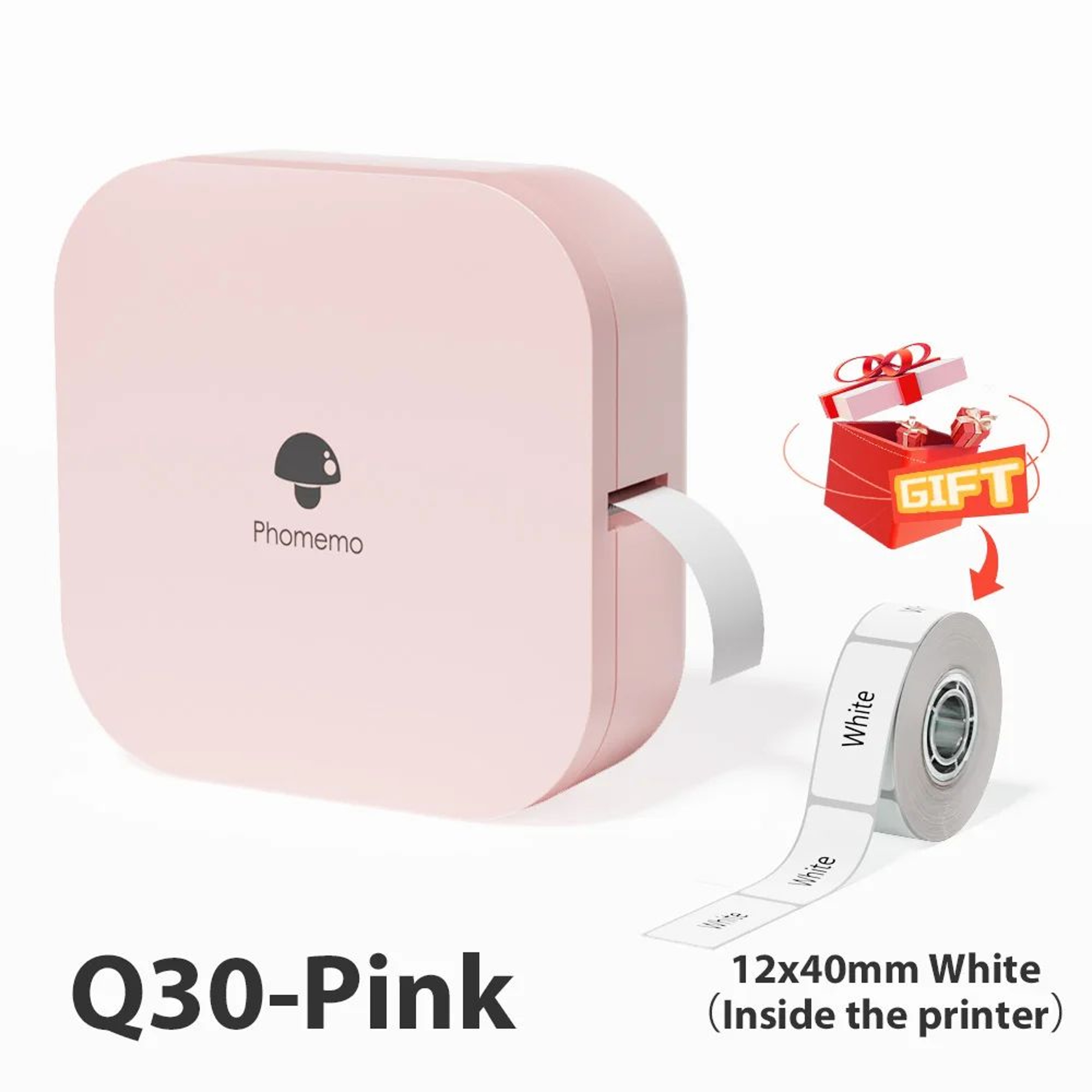 Pocket Bluetooth Thermal Label Printer  Inkless Sticker Maker For DIY Date Labels Home Office  Craf