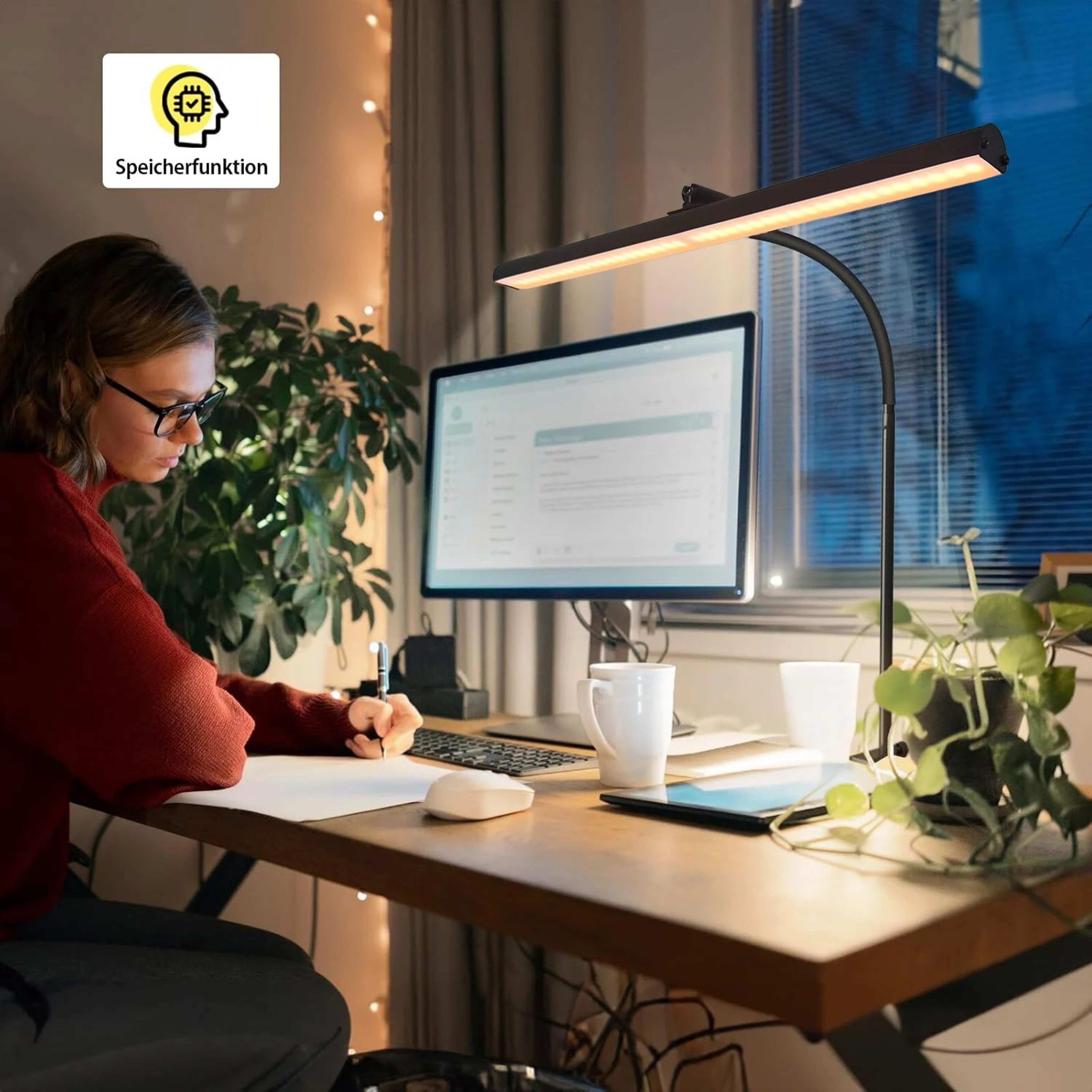 LED Desk Lamp With Clamp  USB Architect Task Light With 30 Lighting Modes And Flexible Gooseneck Fo 5