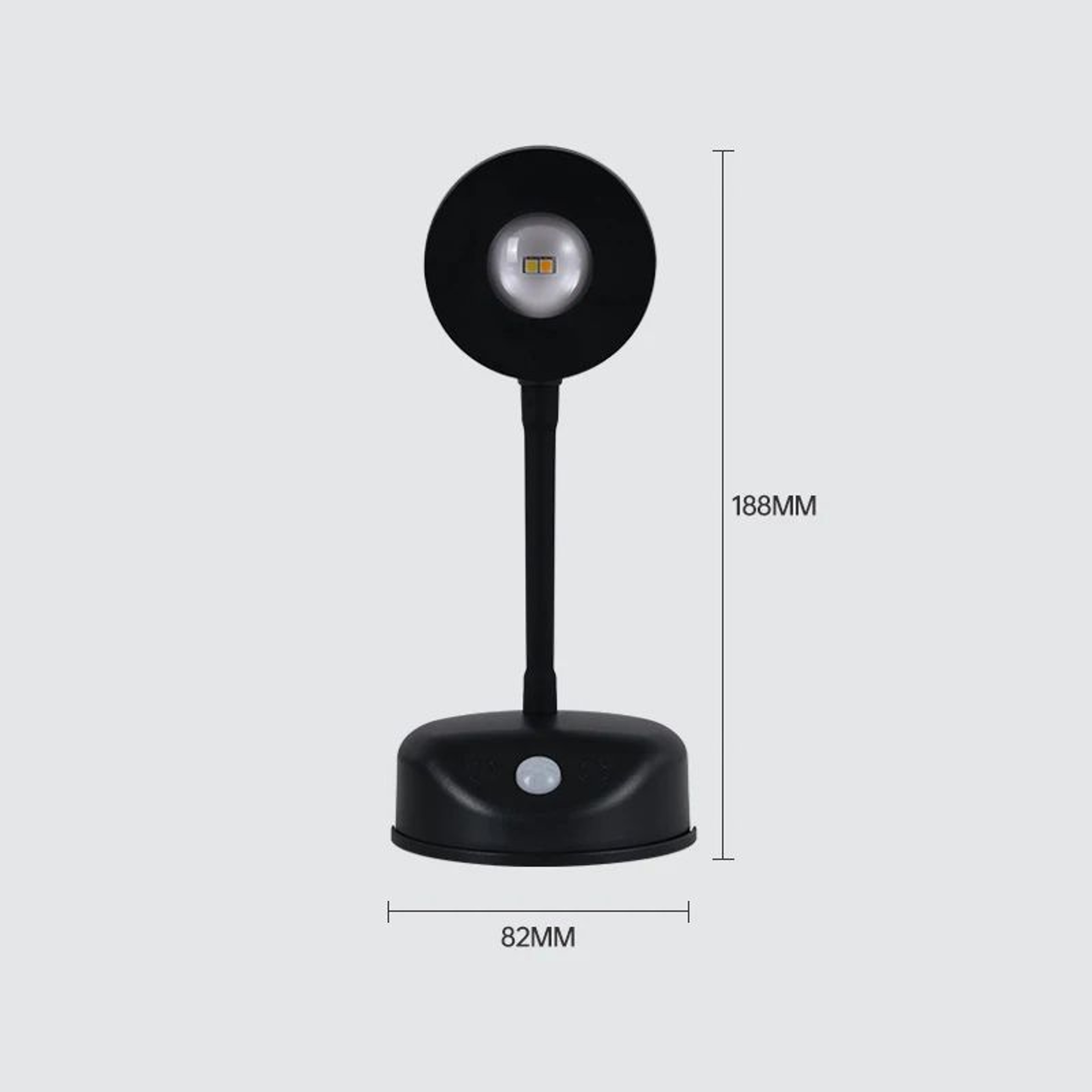 USB Rechargeable Wall Lamp  Dimmable Motion Sensor Night Light With 3 Light Colors For Bedroom Beds 11