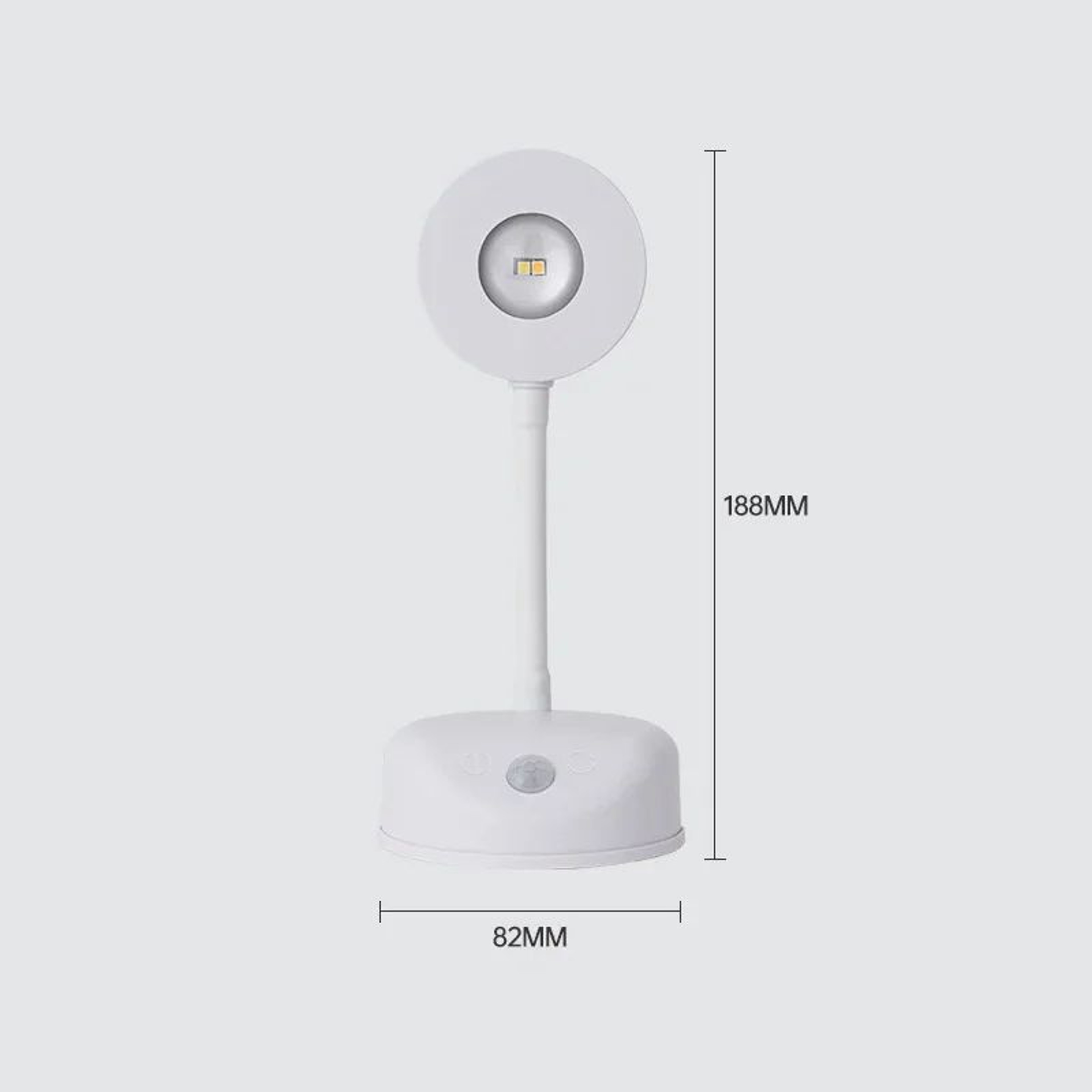 USB Rechargeable Wall Lamp  Dimmable Motion Sensor Night Light With 3 Light Colors For Bedroom Beds 13