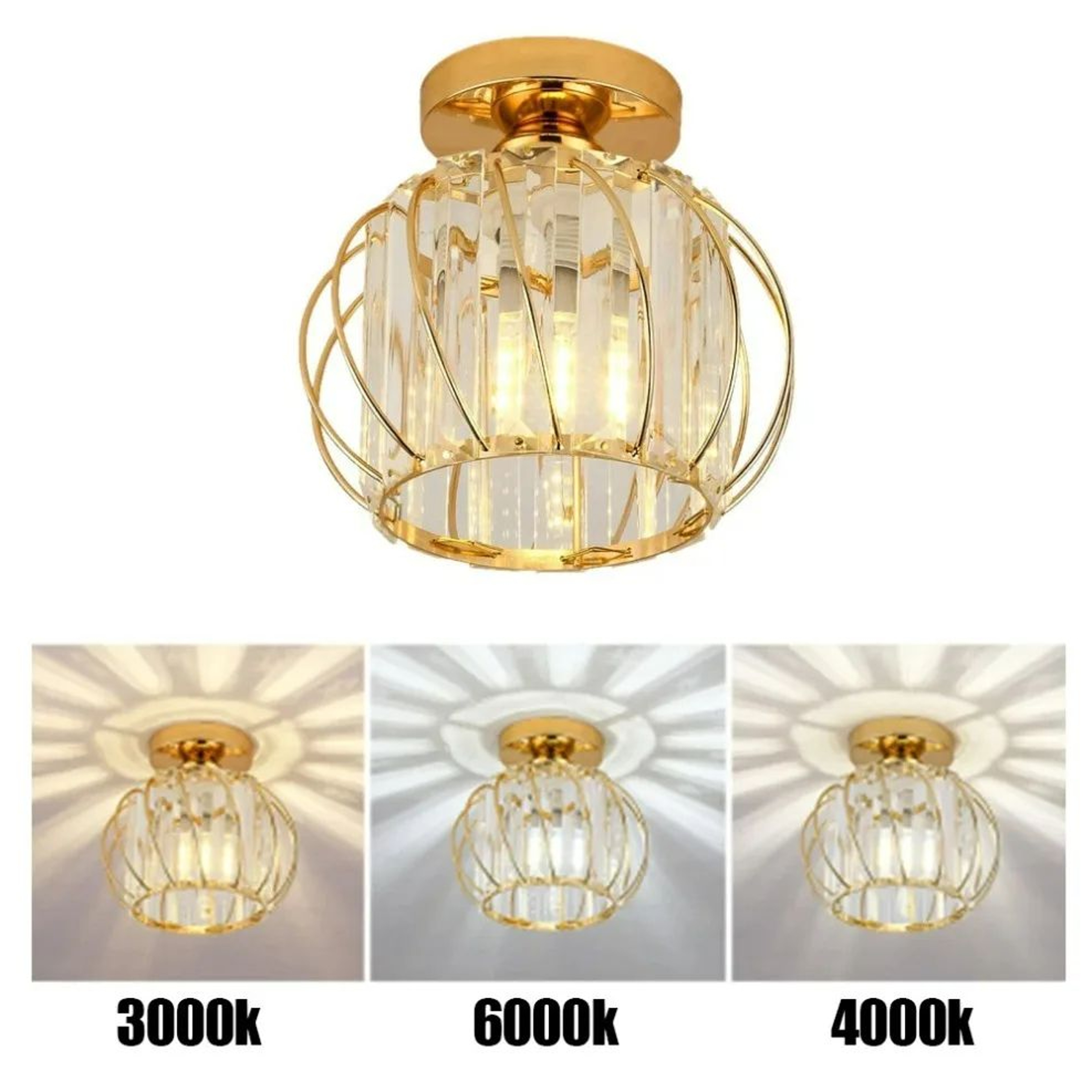 Novelty Glass Ceiling Light  E27 Decorative Fixture For Corridor Balcony Dining Room And Foyer Indo 2