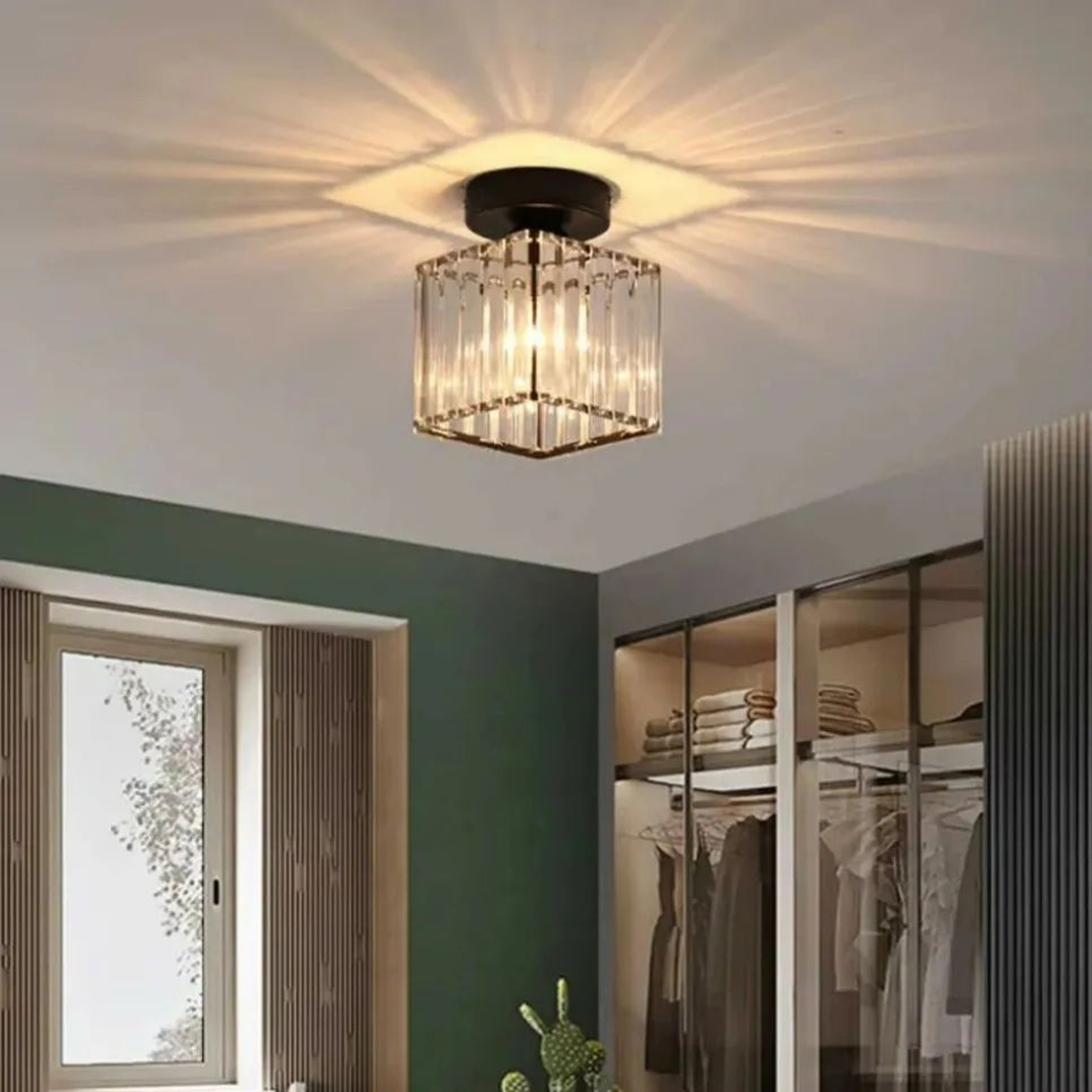 Nordic Acrylic Ceiling Light  E27 Lamp Fixture In Black Or Gold For Living Room Bedroom Hallway And 0