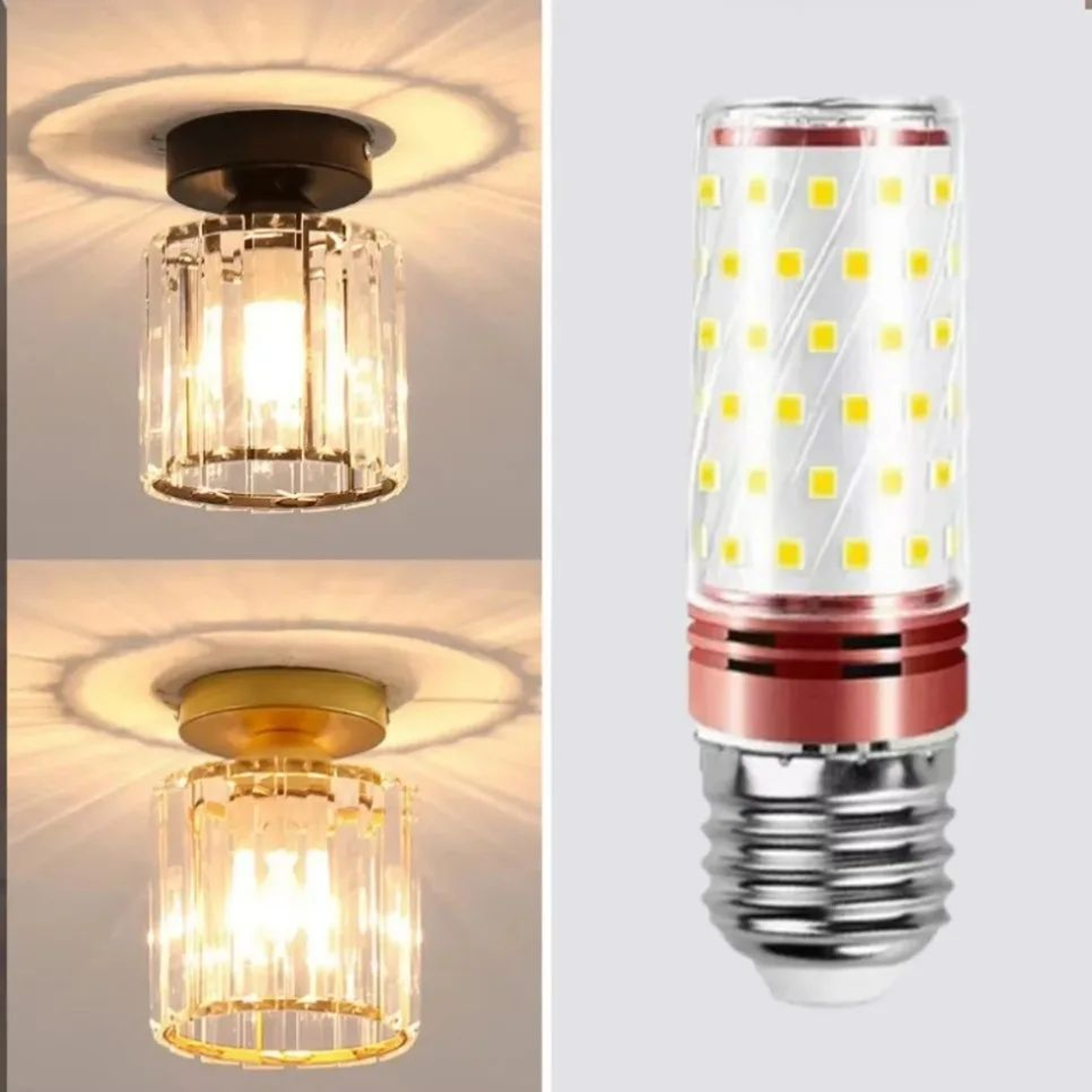 Nordic Acrylic Ceiling Light  E27 Lamp Fixture In Black Or Gold For Living Room Bedroom Hallway And 3
