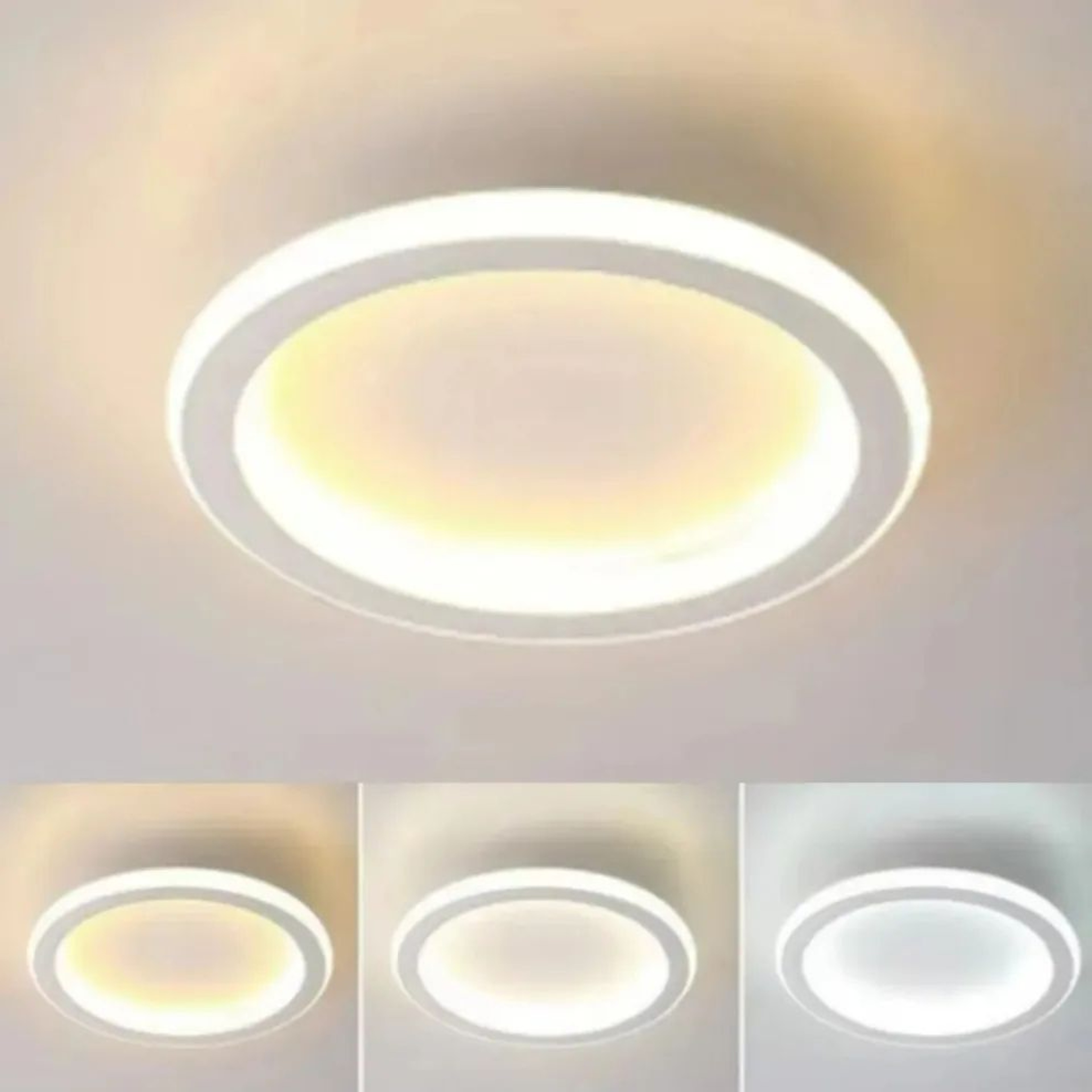 Modern LED Ceiling Light  25W Slim 3 Color Lamp In Black White Or Gold For Aisle Porch Balcony And  1